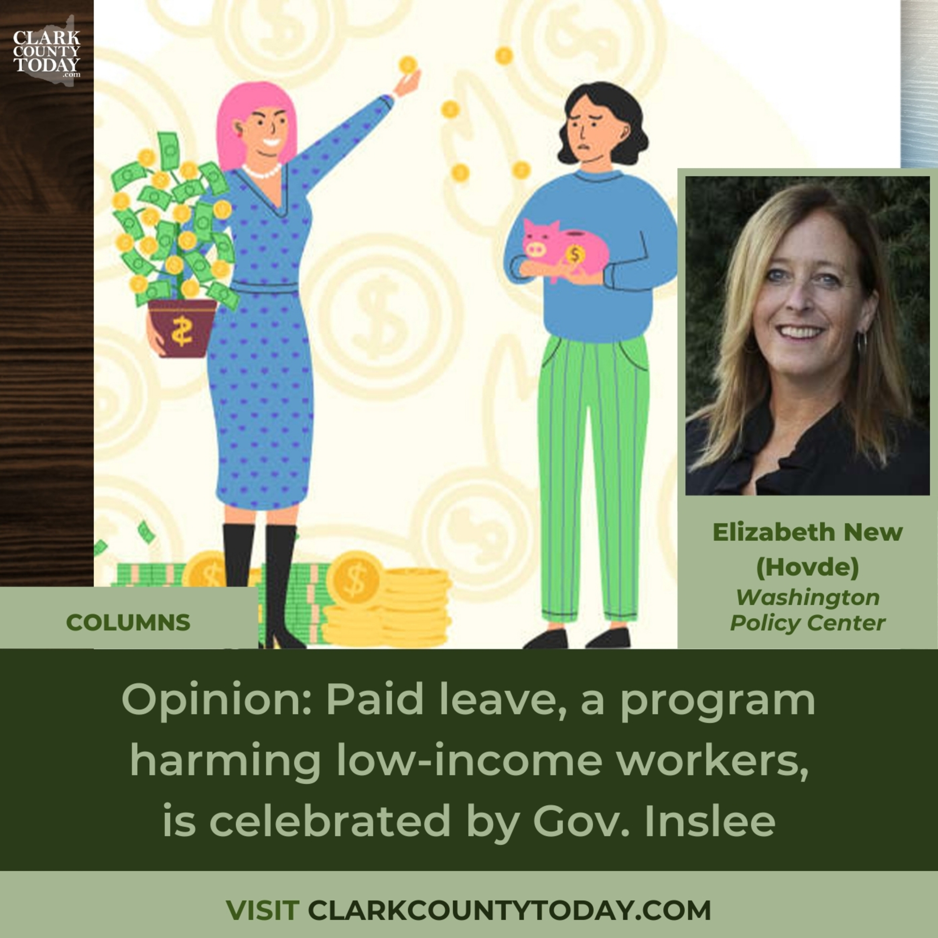 Opinion: Paid leave, a program harming low-income workers, is celebrated by Gov. Inslee