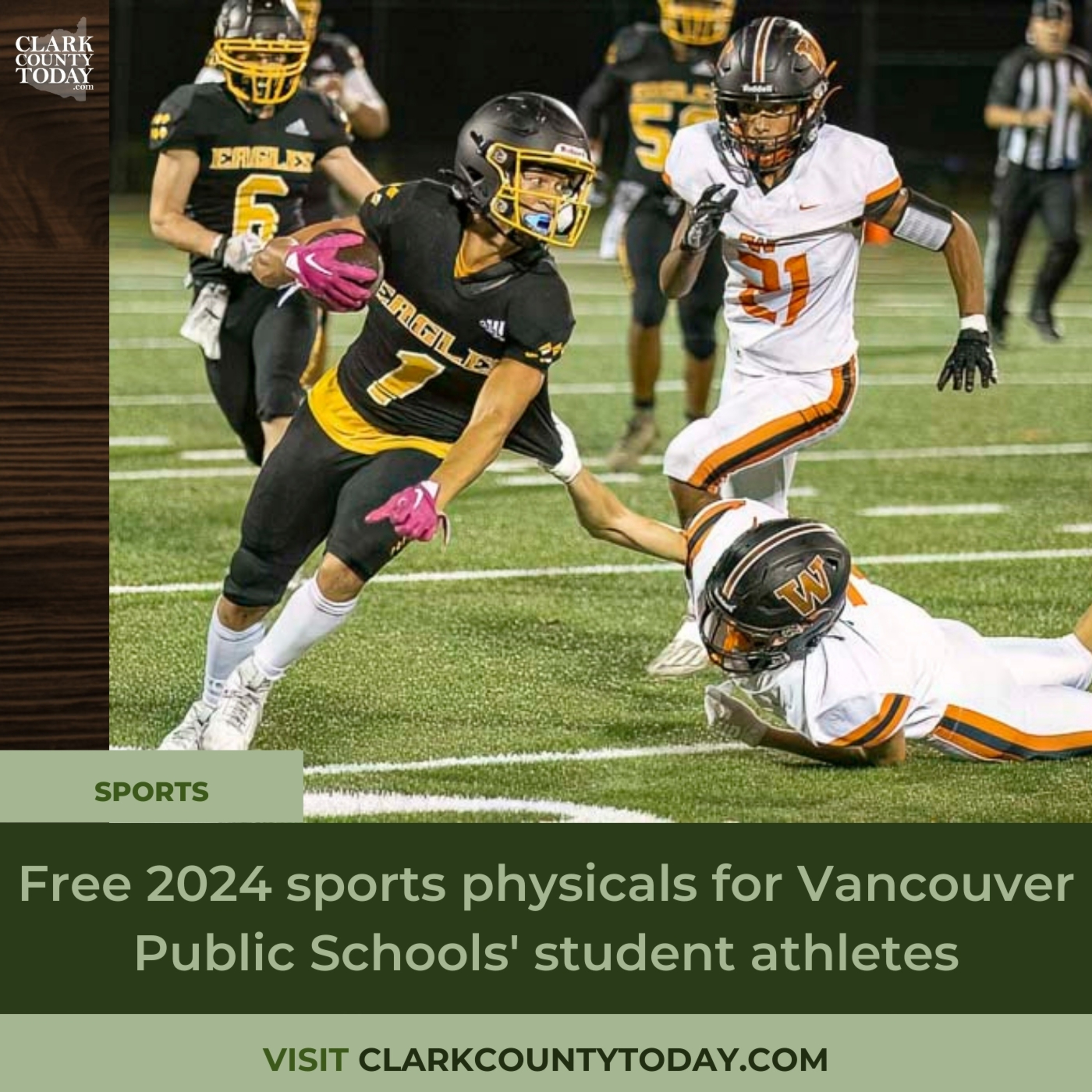 Free 2024 sports physicals for Vancouver Public Schools' student athletes