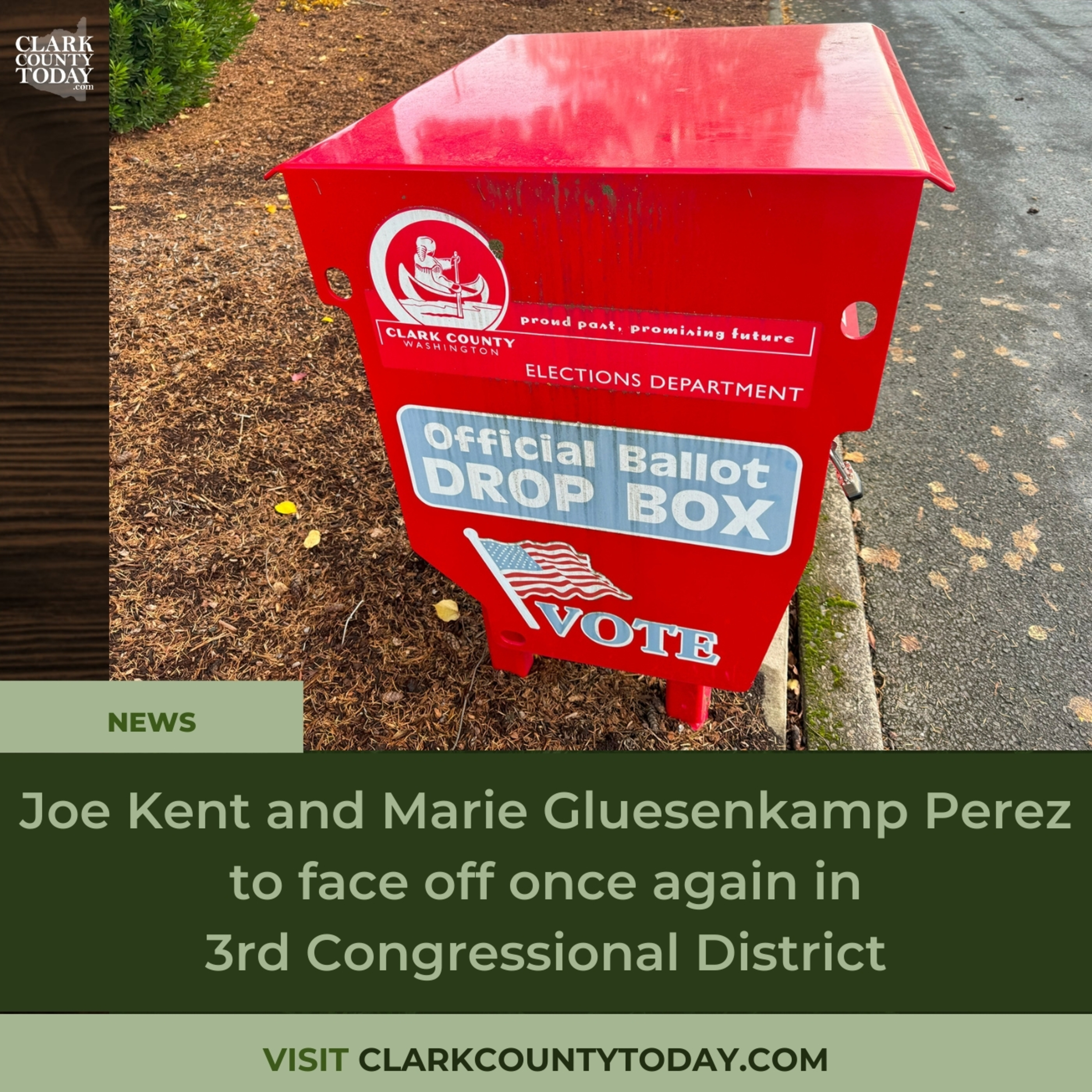 Joe Kent and Marie Gluesenkamp Perez to face off once again in 3rd Congressional District