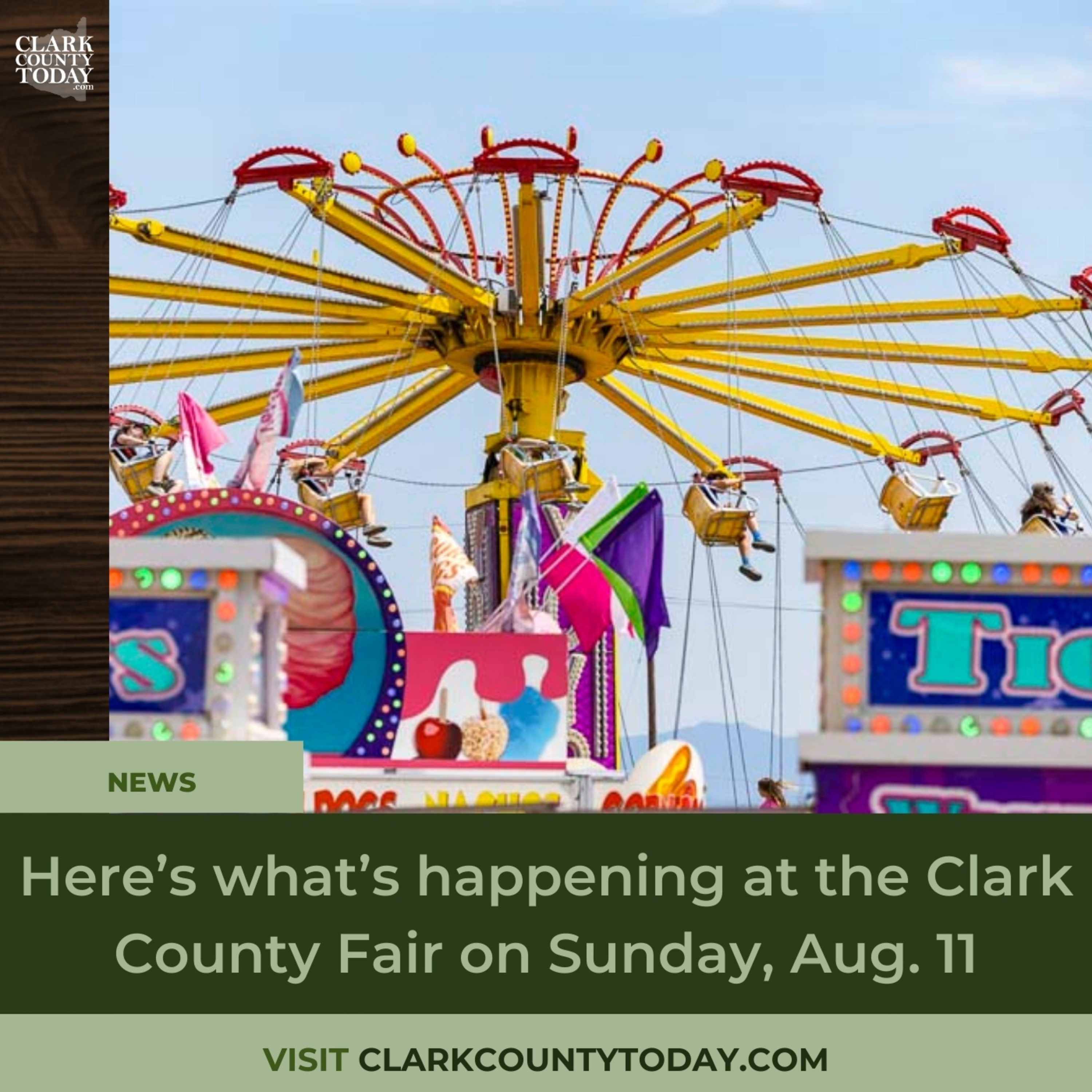 Here’s what’s happening at the Clark County Fair on Sunday, Aug. 11
