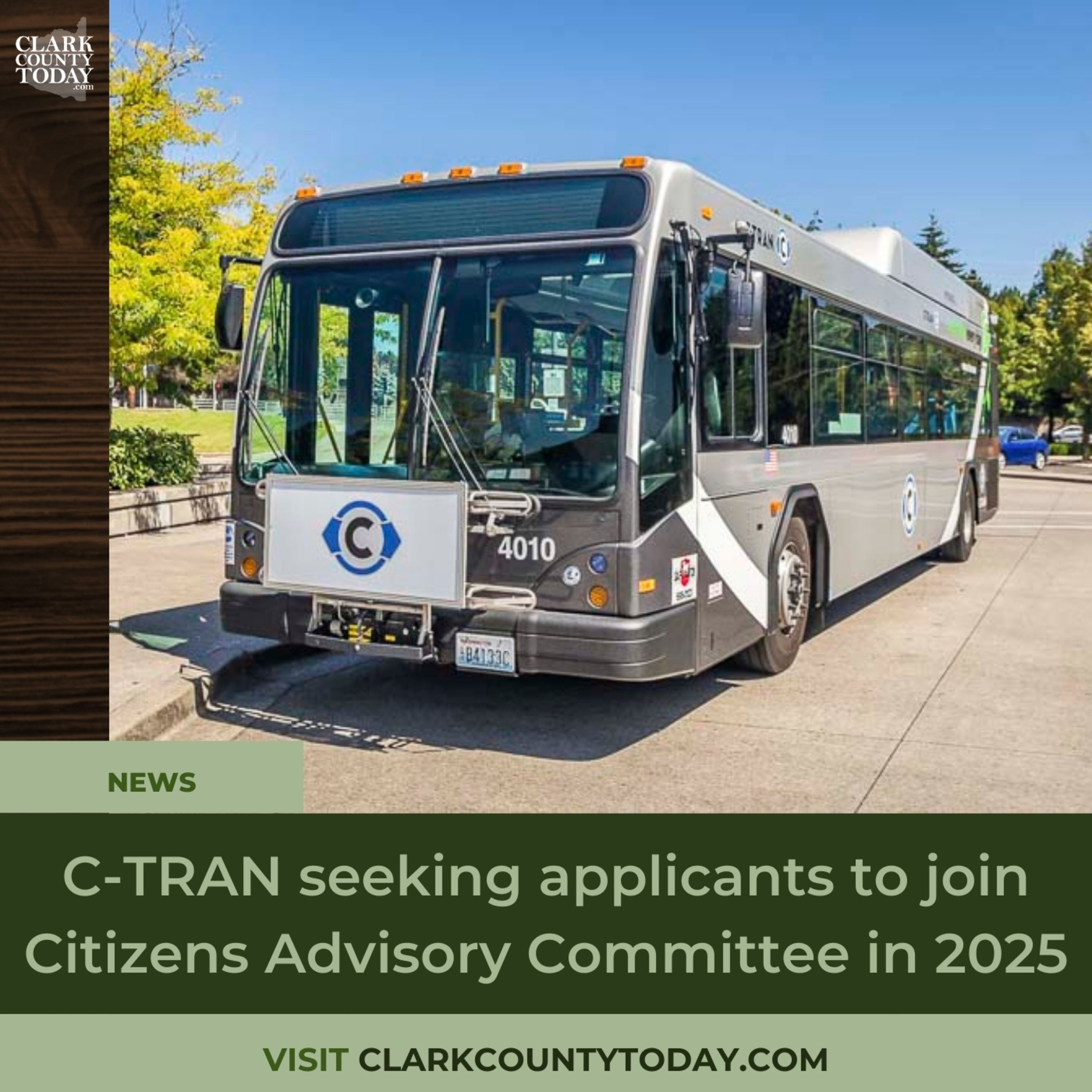C-TRAN seeking applicants to join Citizens Advisory Committee in 2025