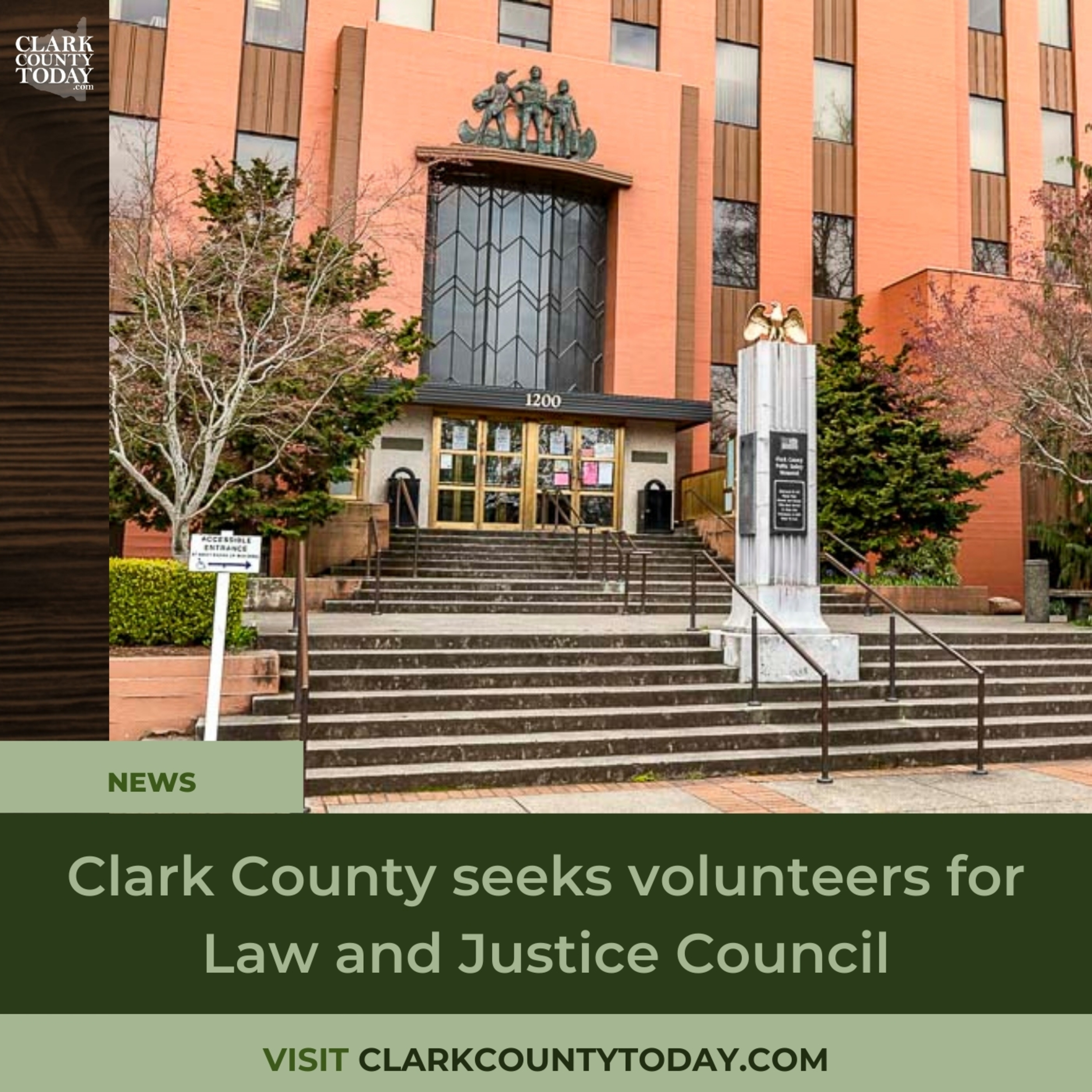 Clark County seeks volunteers for Law and Justice Council