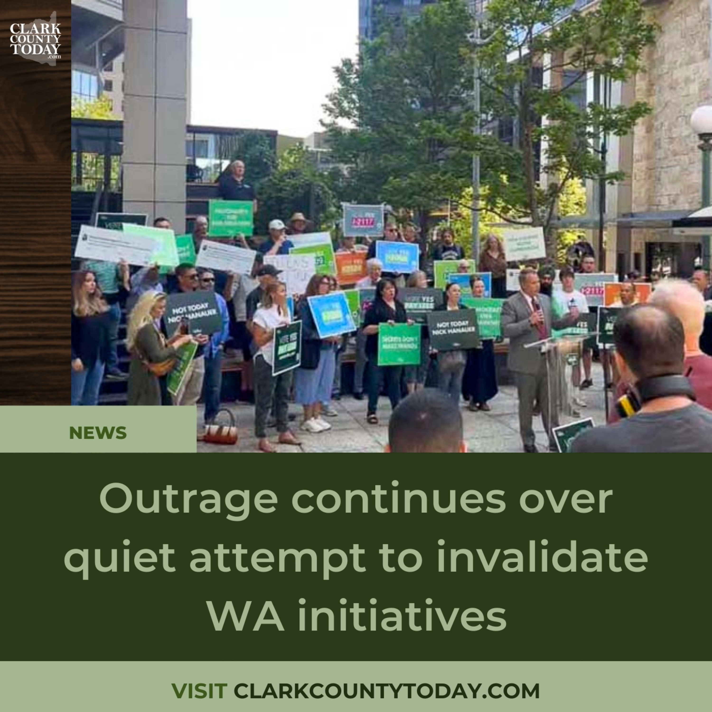 Outrage continues over quiet attempt to invalidate WA initiatives