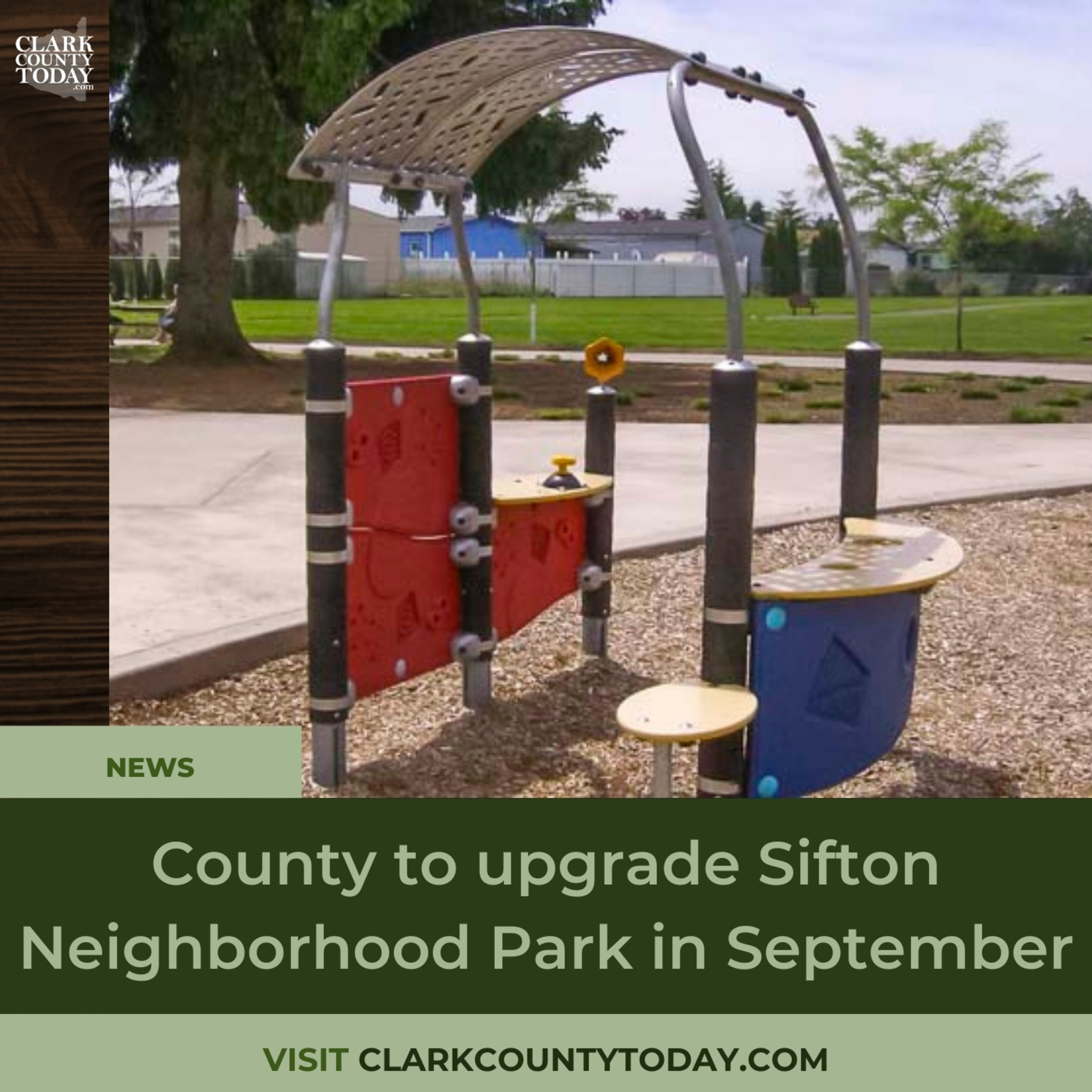 County to upgrade Sifton Neighborhood Park in September