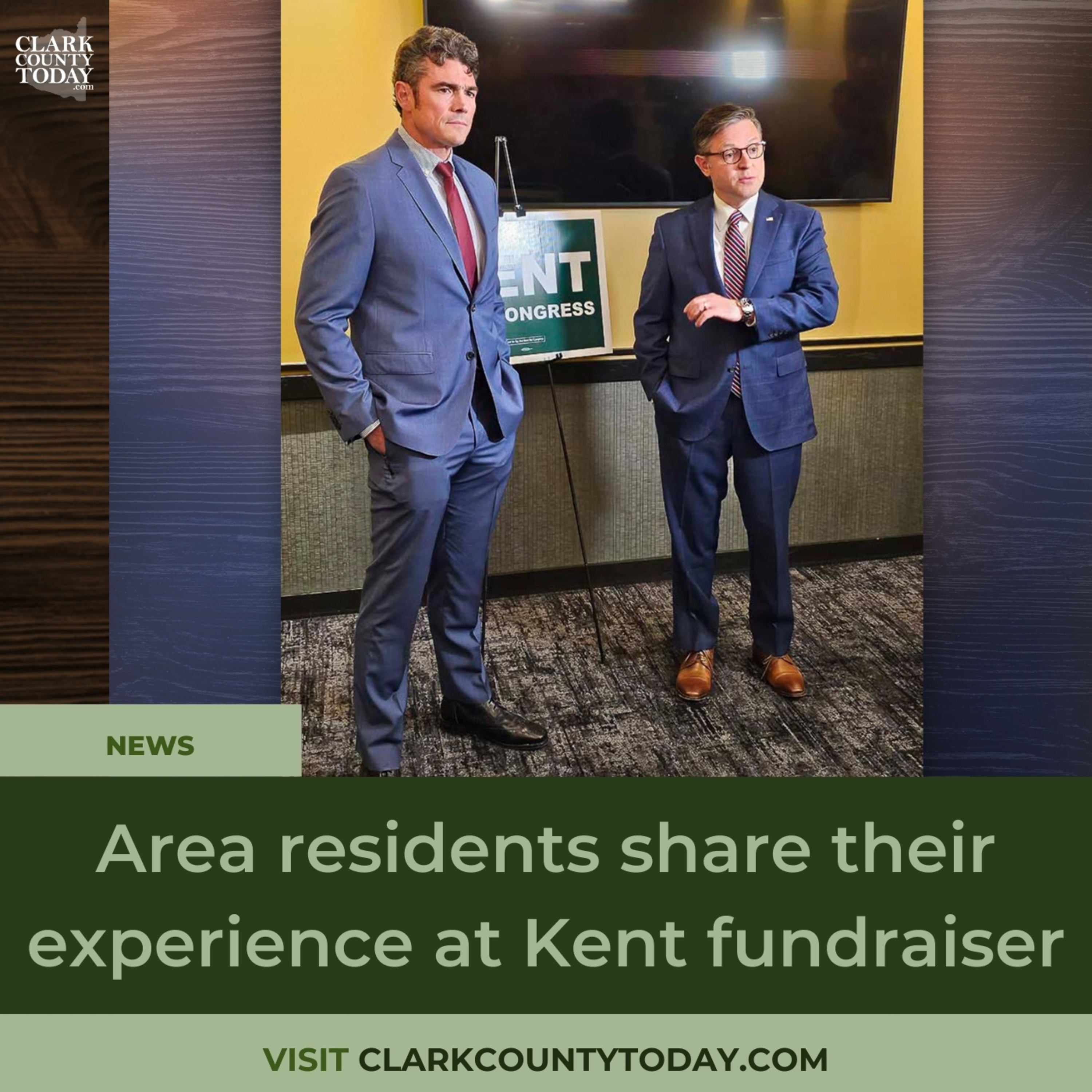 Area residents share their experience at Kent fundraiser