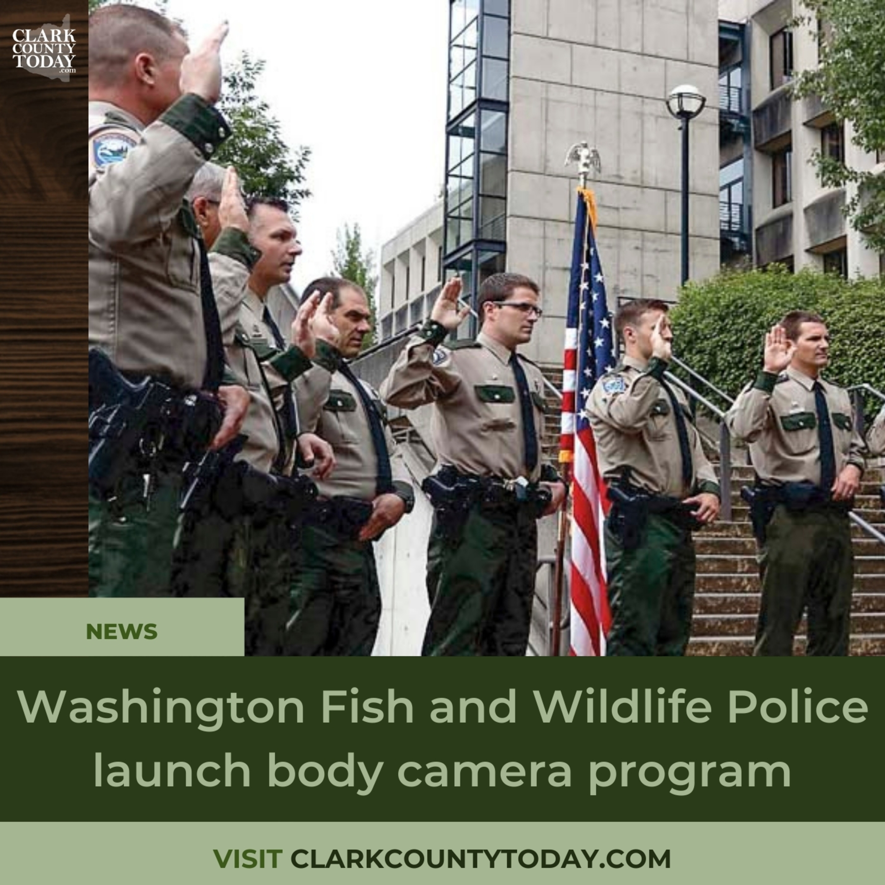 Washington Fish and Wildlife Police launch body camera program