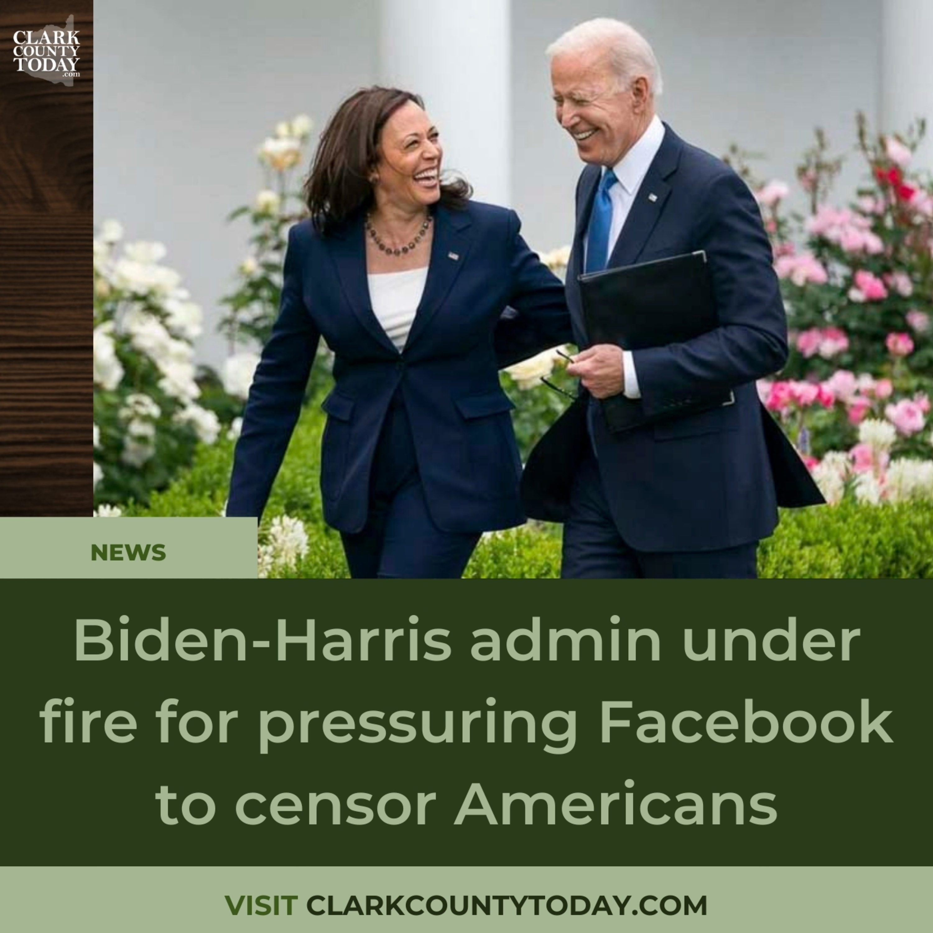 Biden-Harris admin under fire for pressuring Facebook to censor Americans