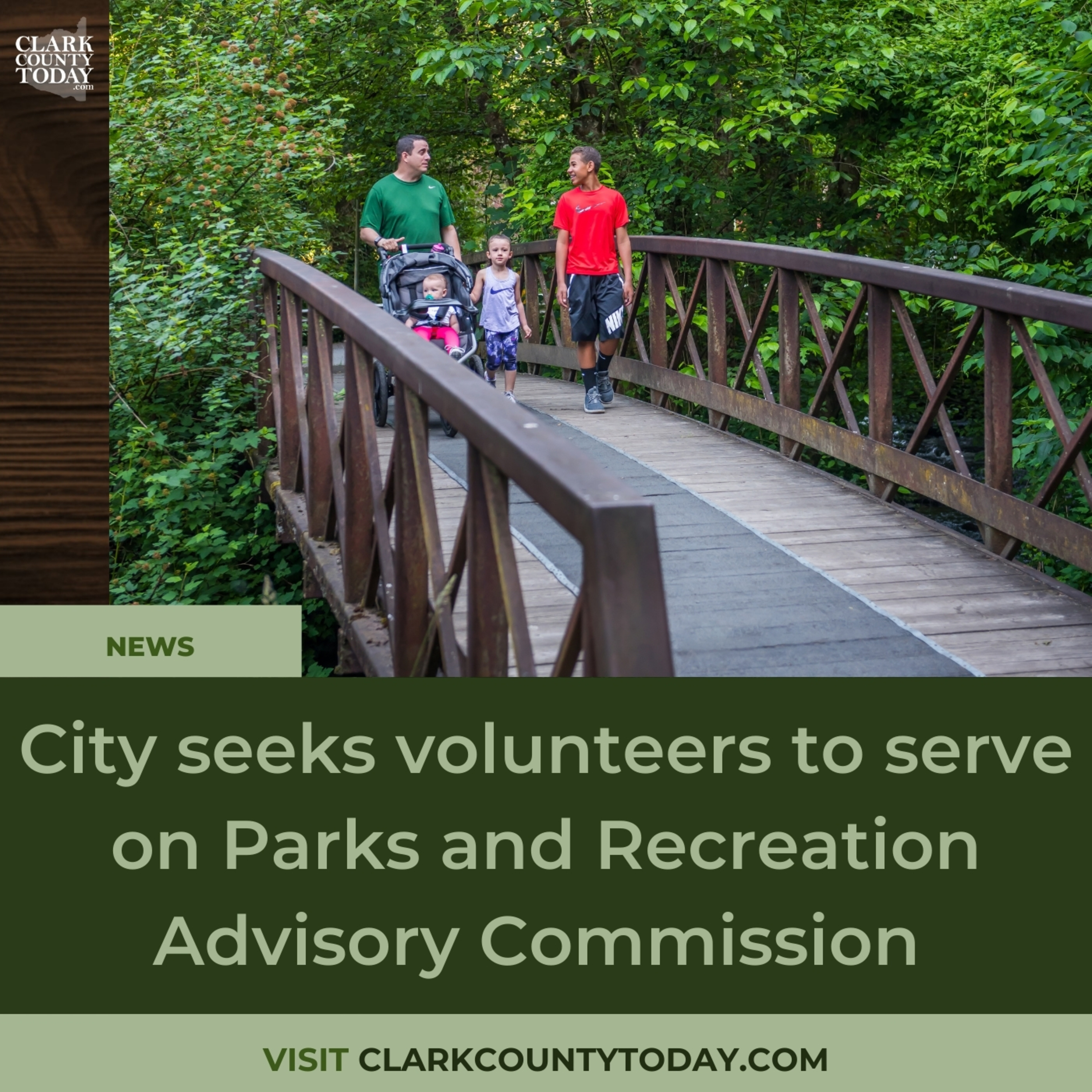 City seeks volunteers to serve on Parks and Recreation Advisory Commission