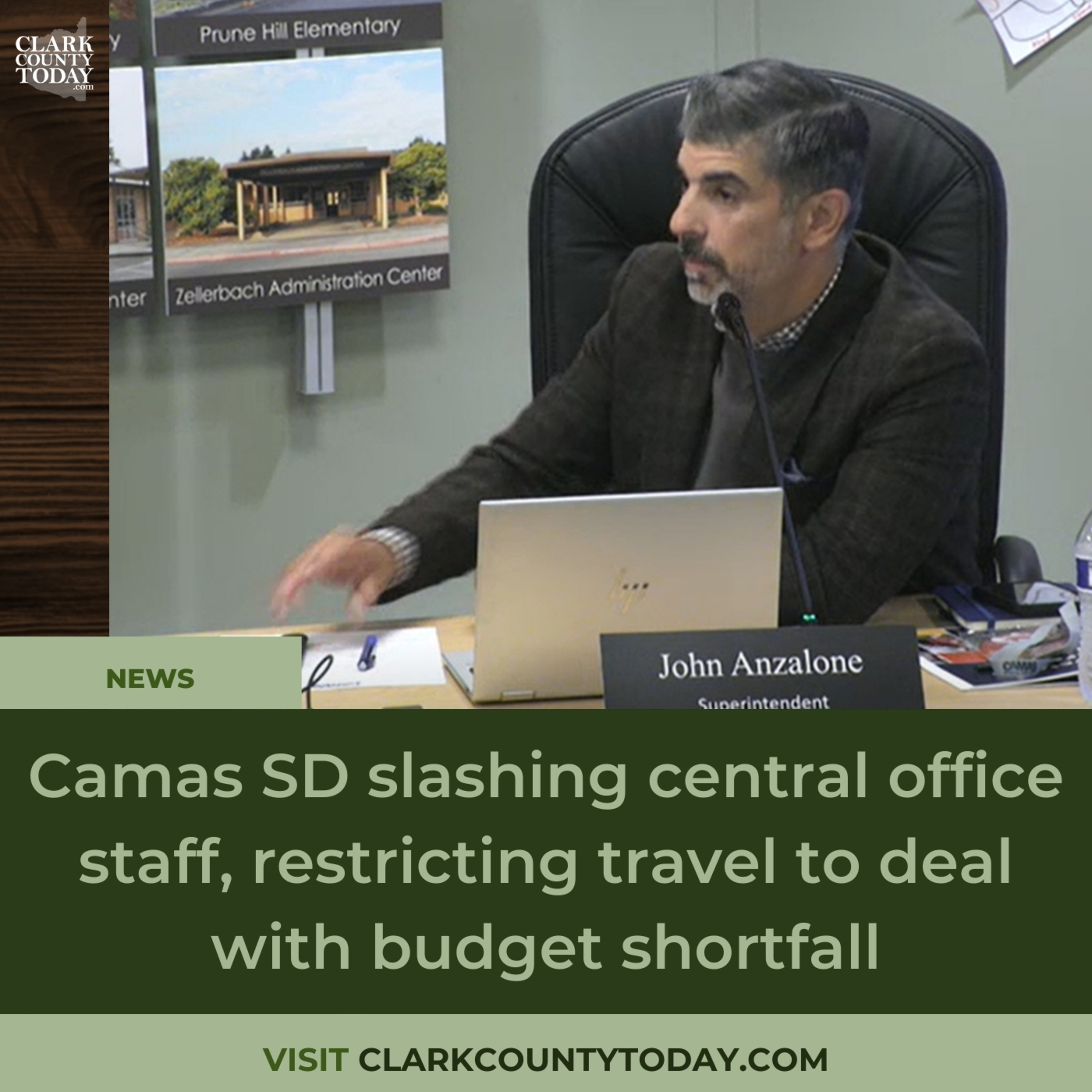 Camas SD slashing central office staff, restricting travel to deal with budget shortfall
