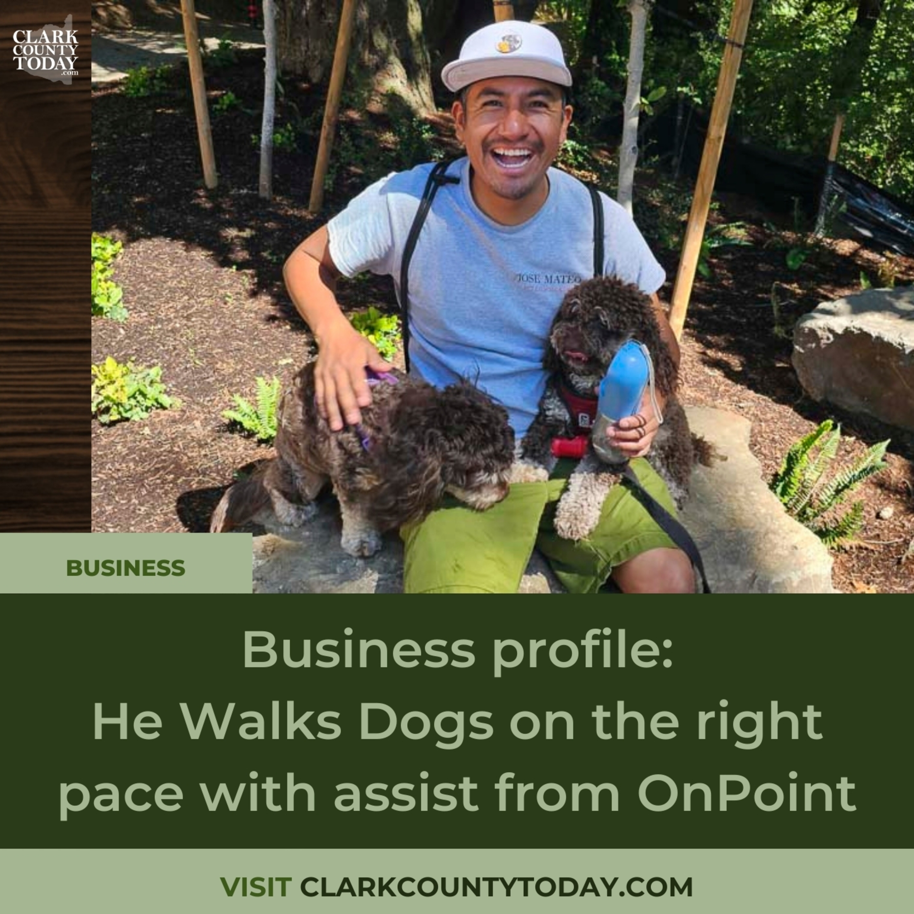Business profile: He Walks Dogs on the right pace with assist from OnPoint
