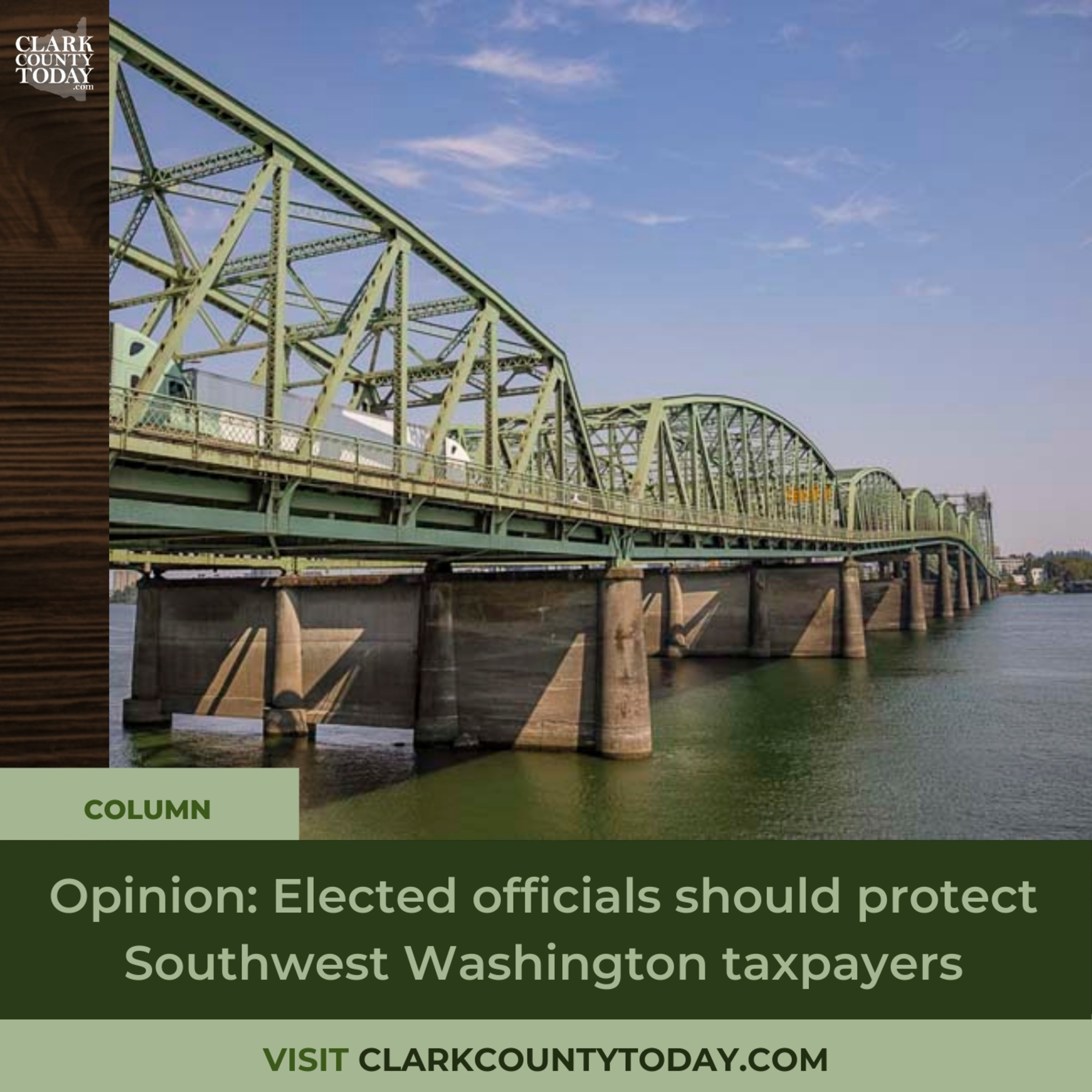 Opinion: Elected officials should protect Southwest Washington taxpayers