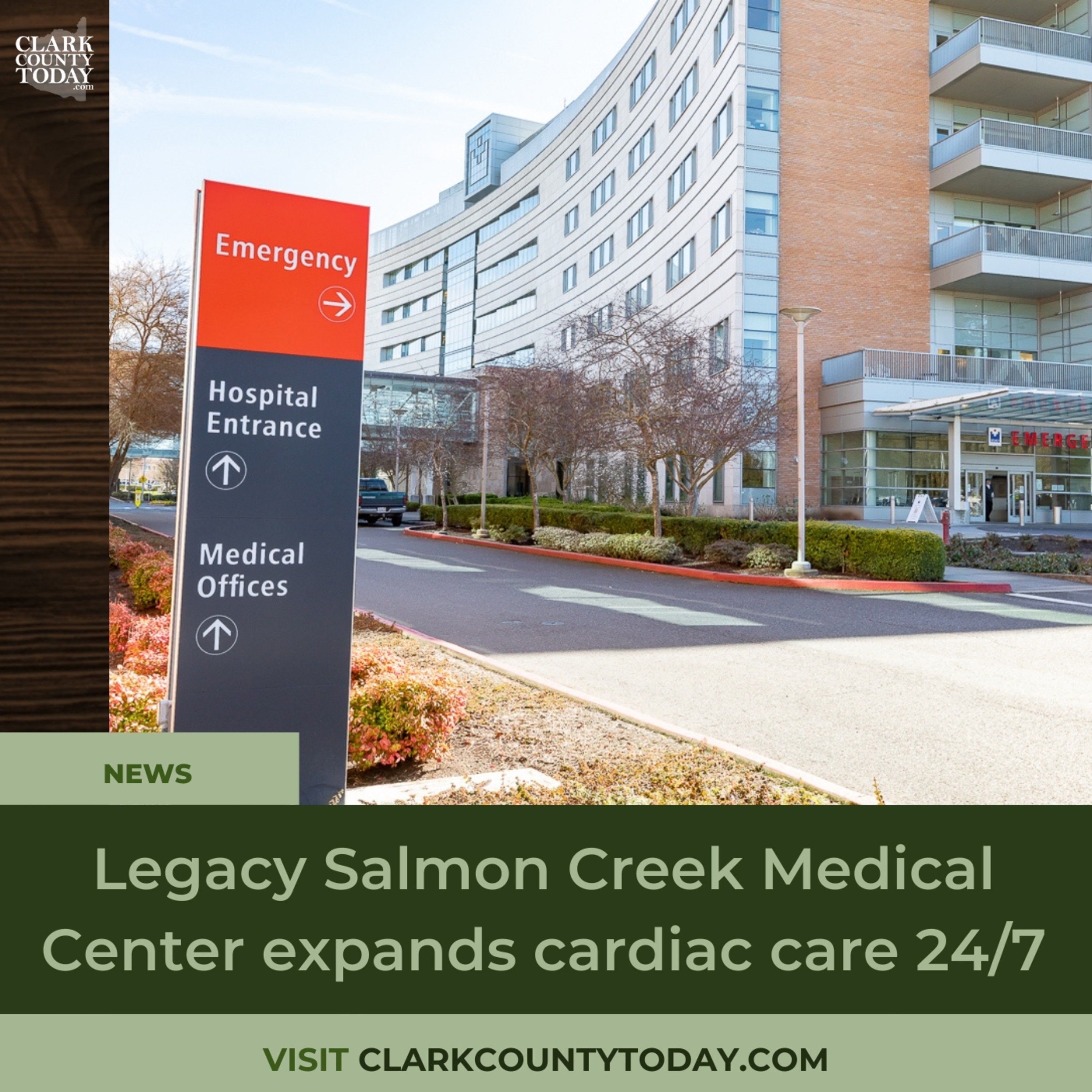 Legacy Salmon Creek Medical Center expands cardiac care 24/7