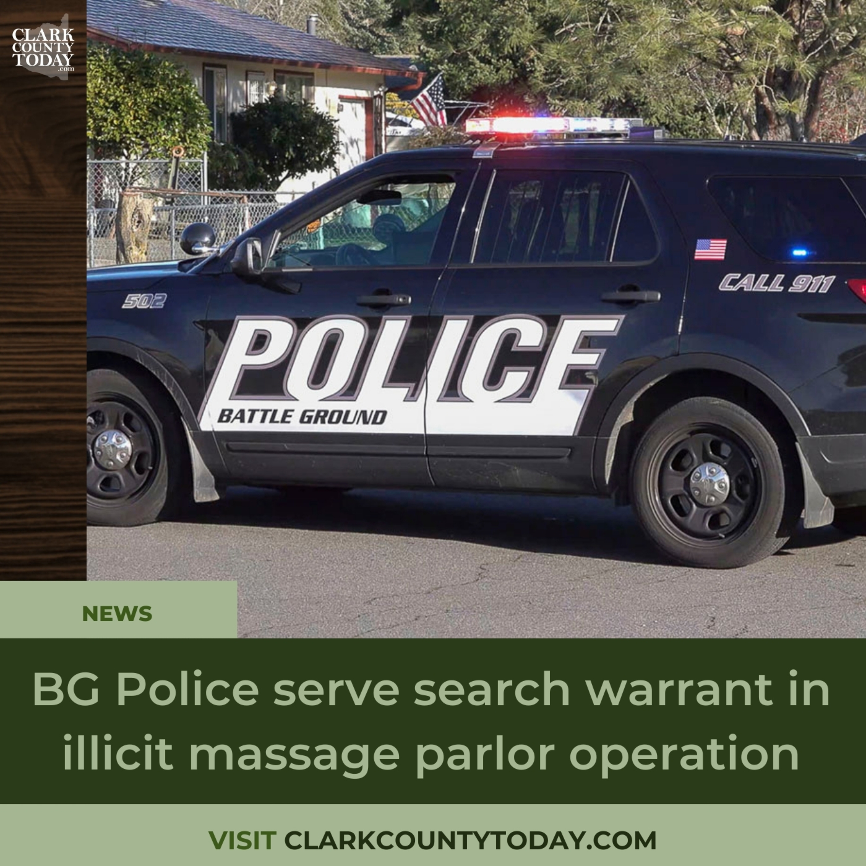BG Police serve search warrant in illicit massage parlor operation