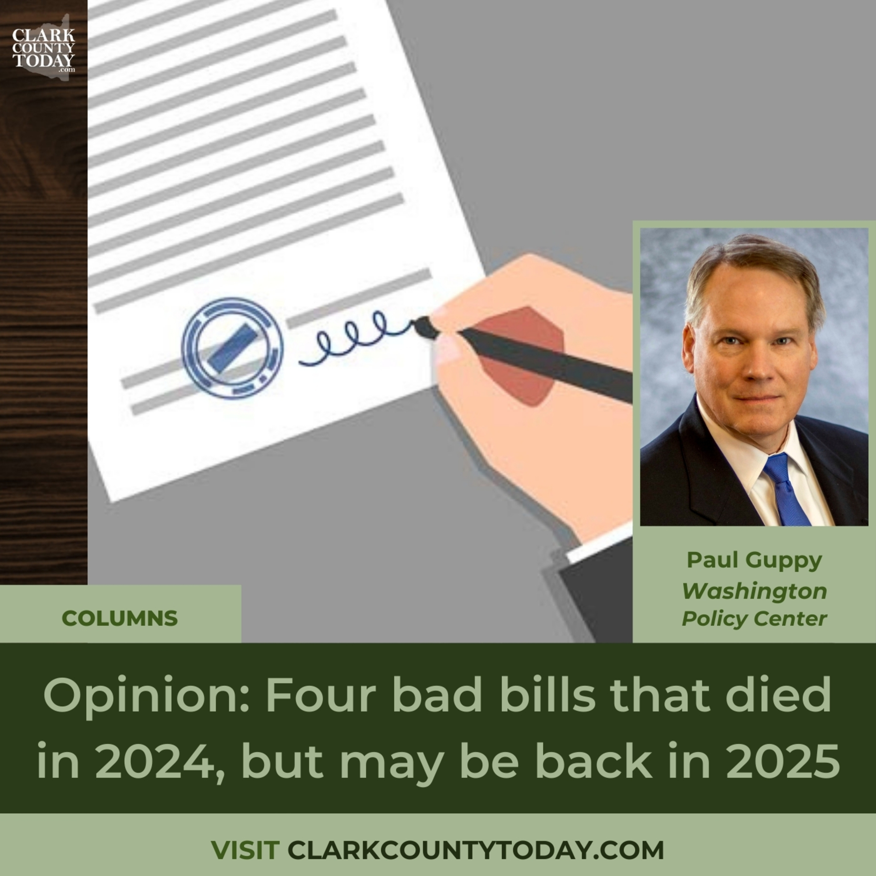 Opinion: Four bad bills that died in 2024, but may be back in 2025