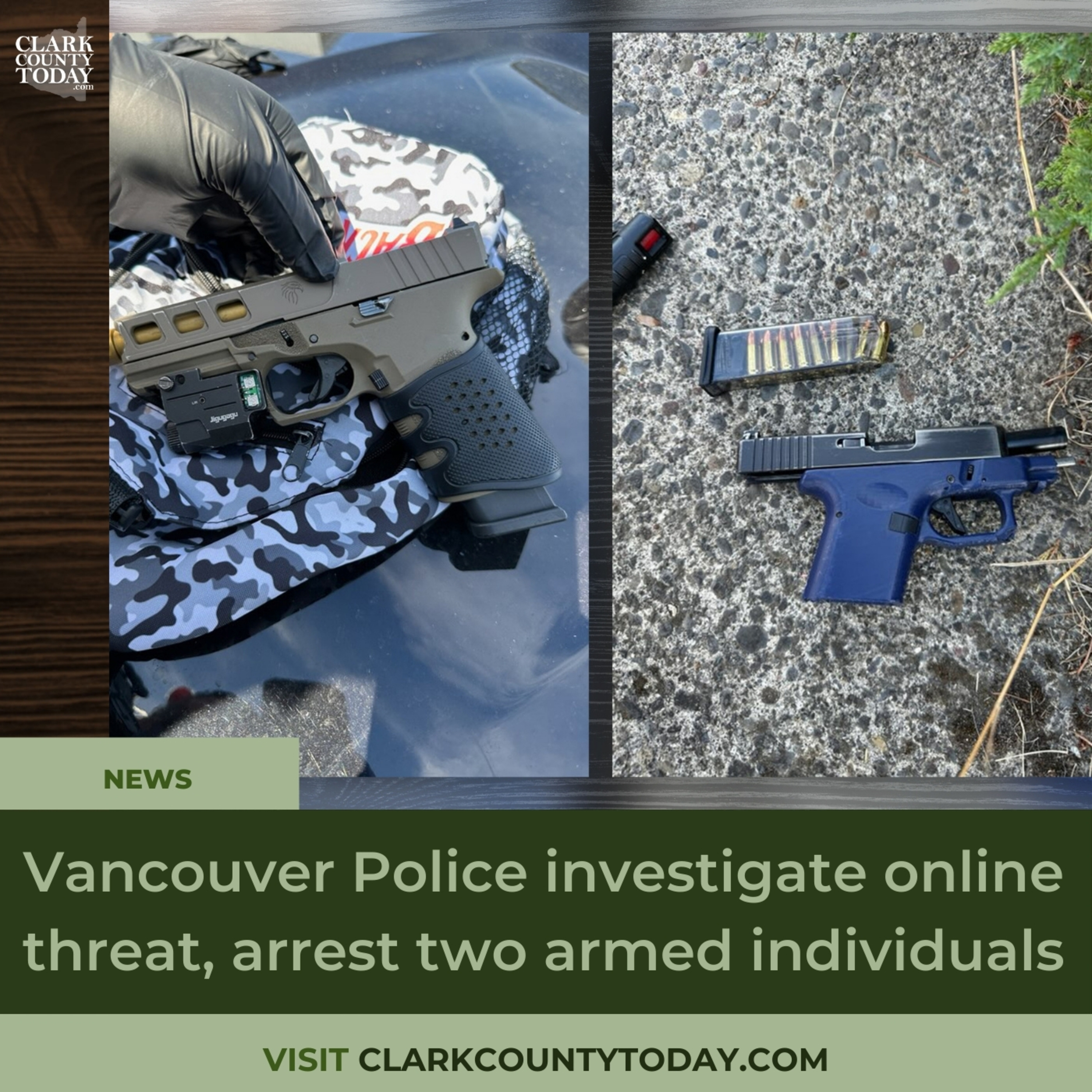 Vancouver Police investigate online threat, arrest two armed individuals