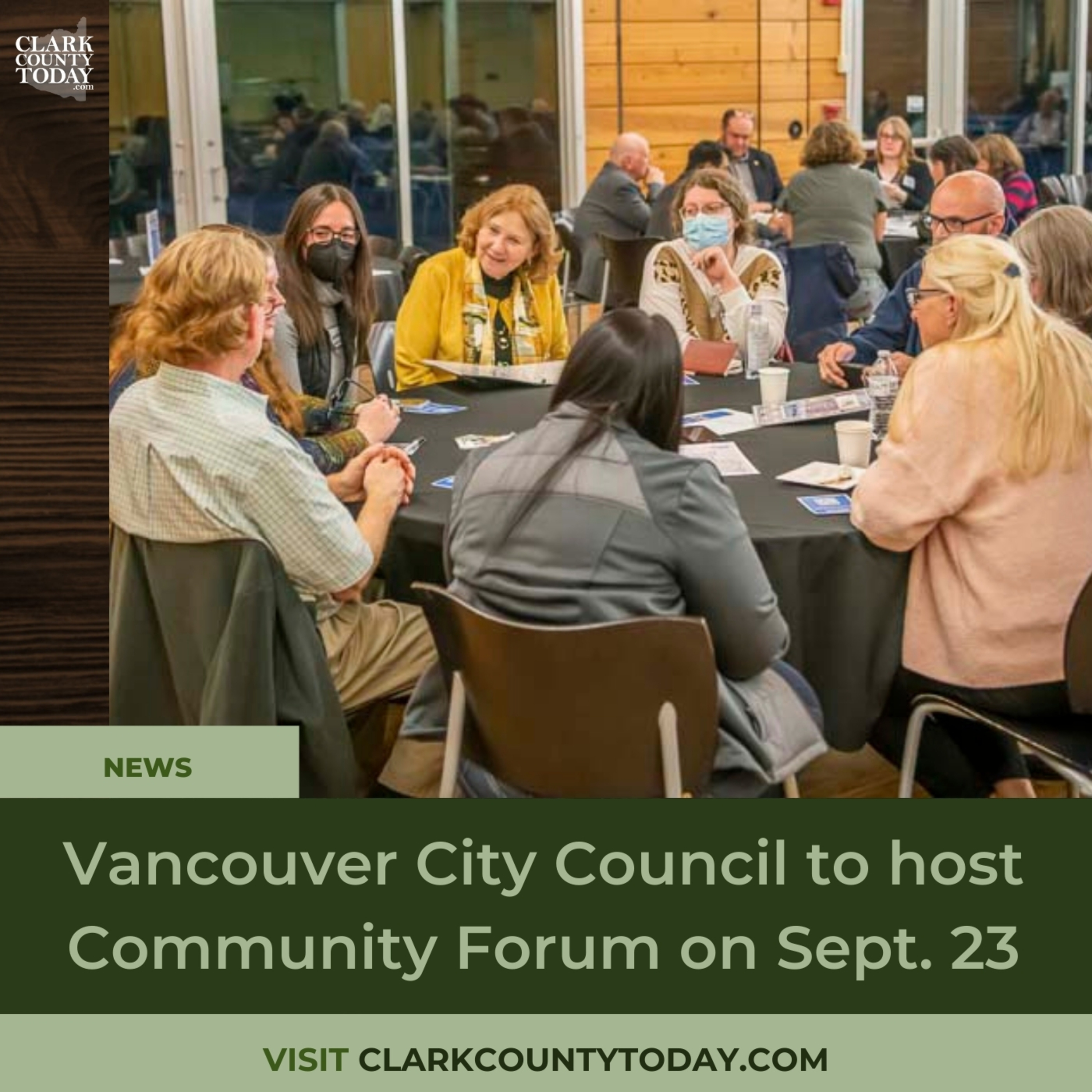 Vancouver City Council to host Community Forum on Sept. 23