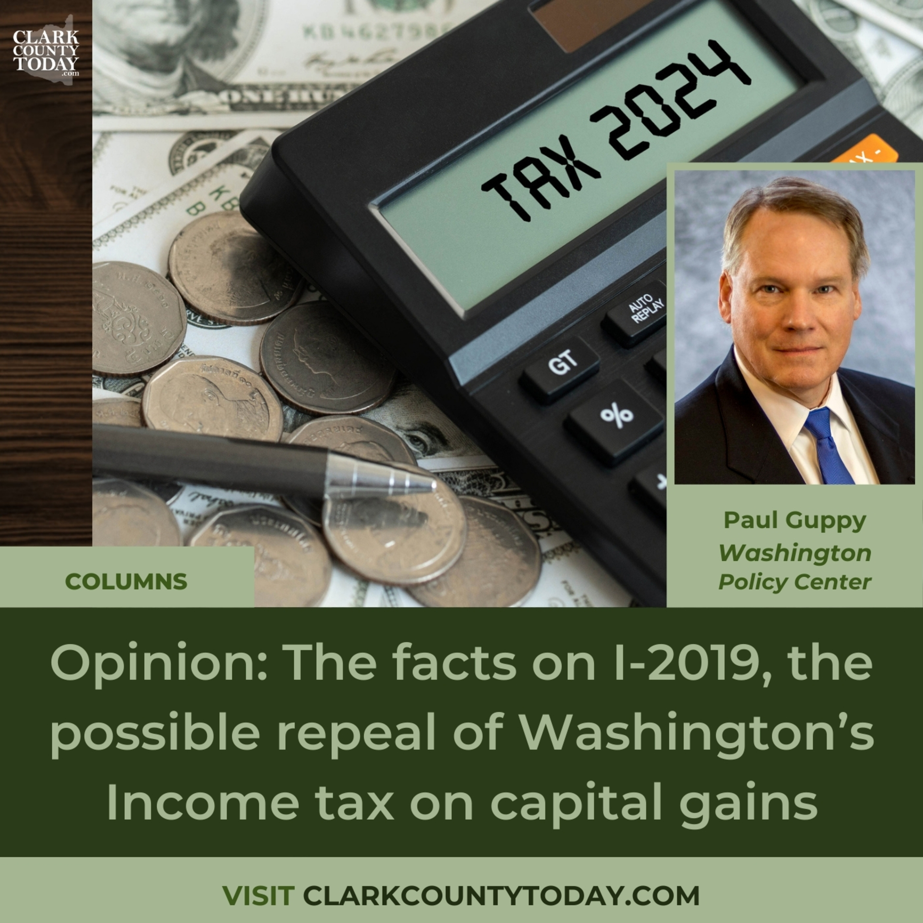Opinion: The facts on I-2019, the possible repeal of Washington’s Income tax on capital gains
