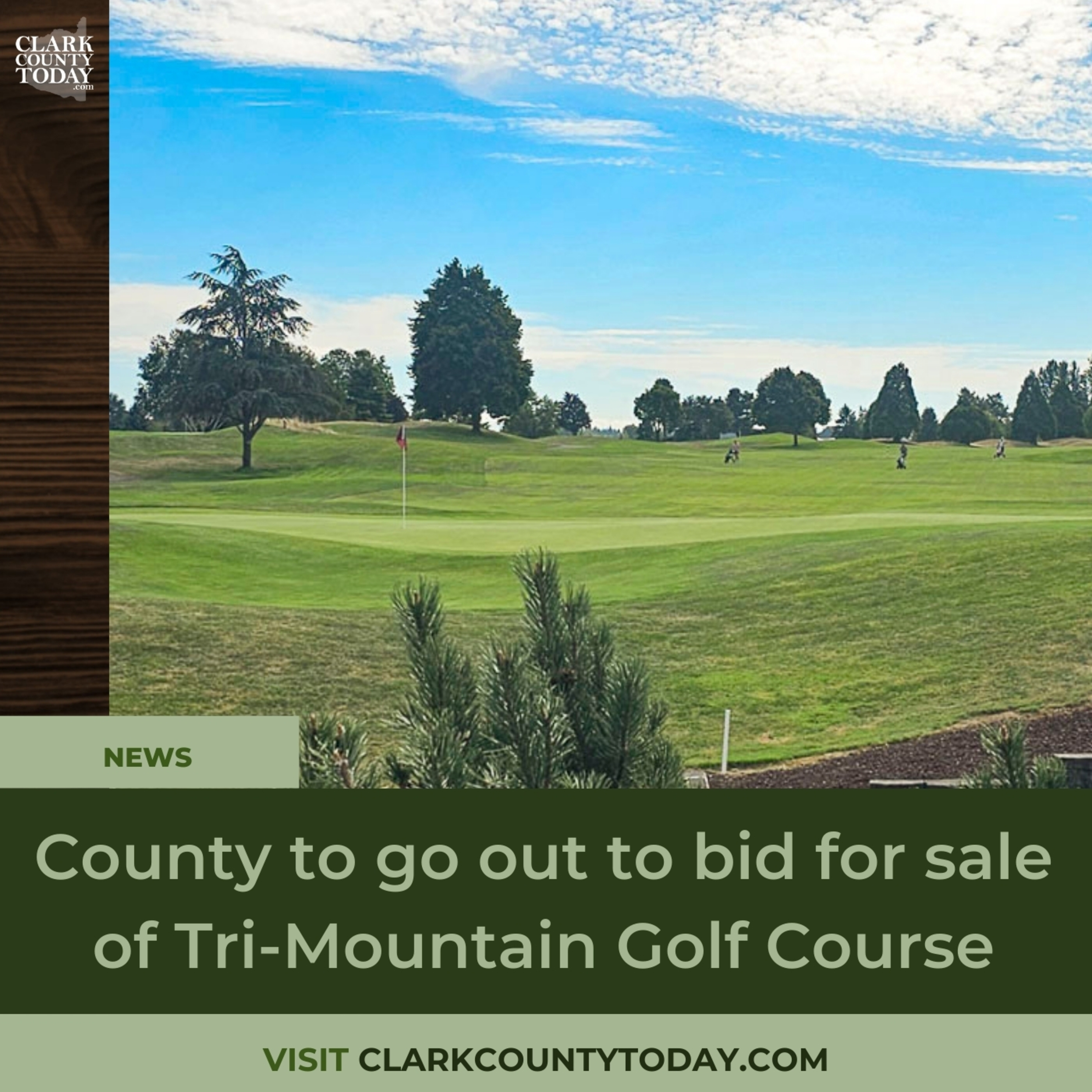 County to go out to bid for sale of Tri-Mountain Golf Course