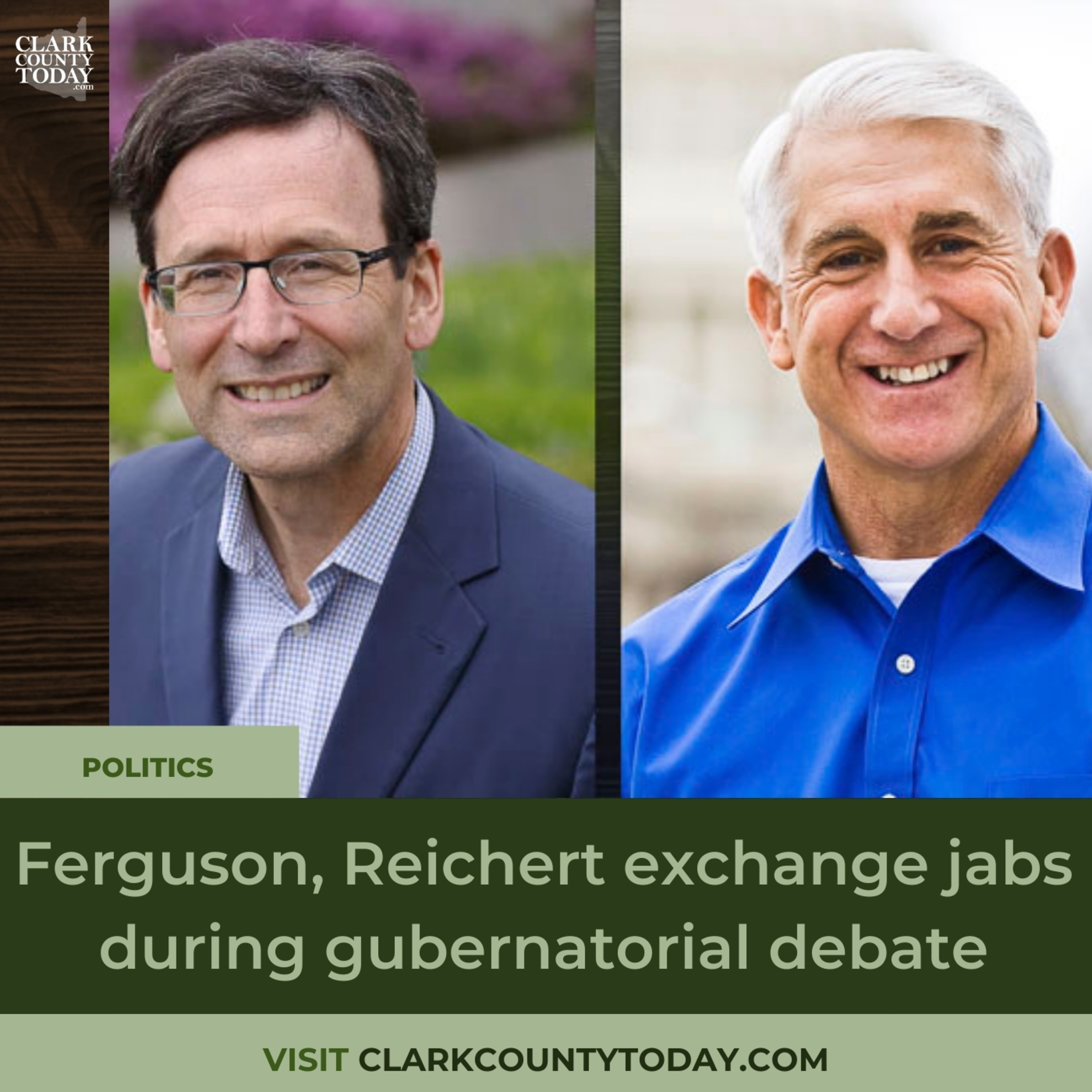 Ferguson, Reichert exchange jabs during gubernatorial debate