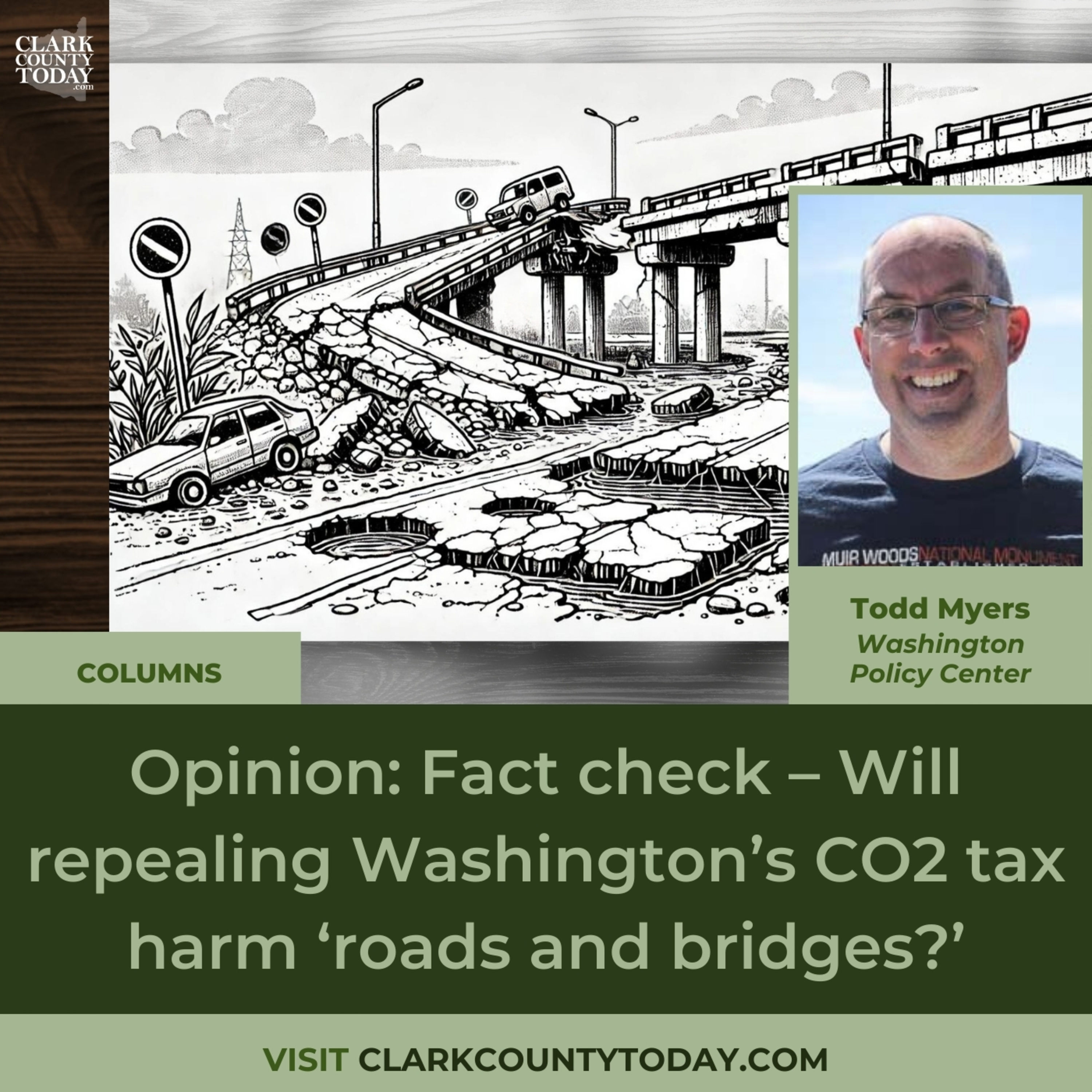 Opinion: Fact check – Will repealing Washington’s CO2 tax harm ‘roads and bridges?’