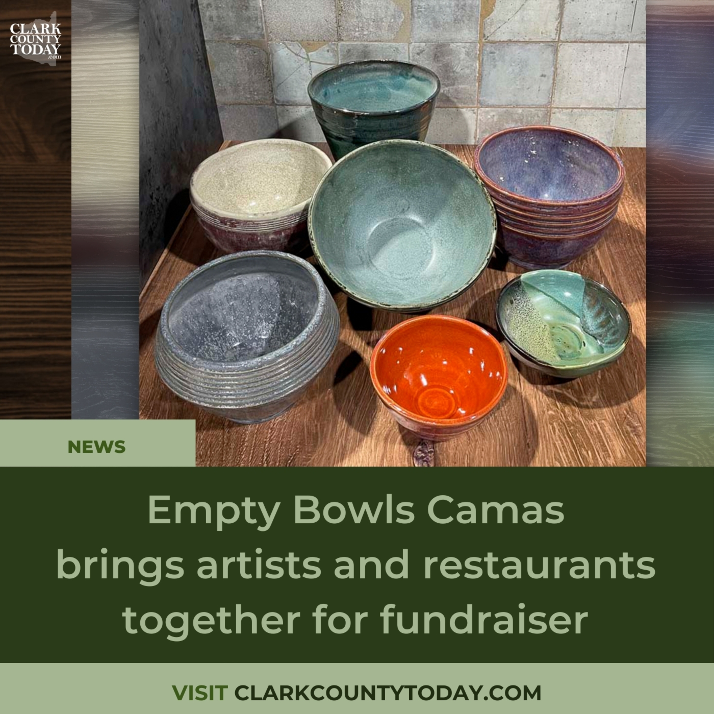 Empty Bowls Camas brings artists and restaurants together for fundraiser