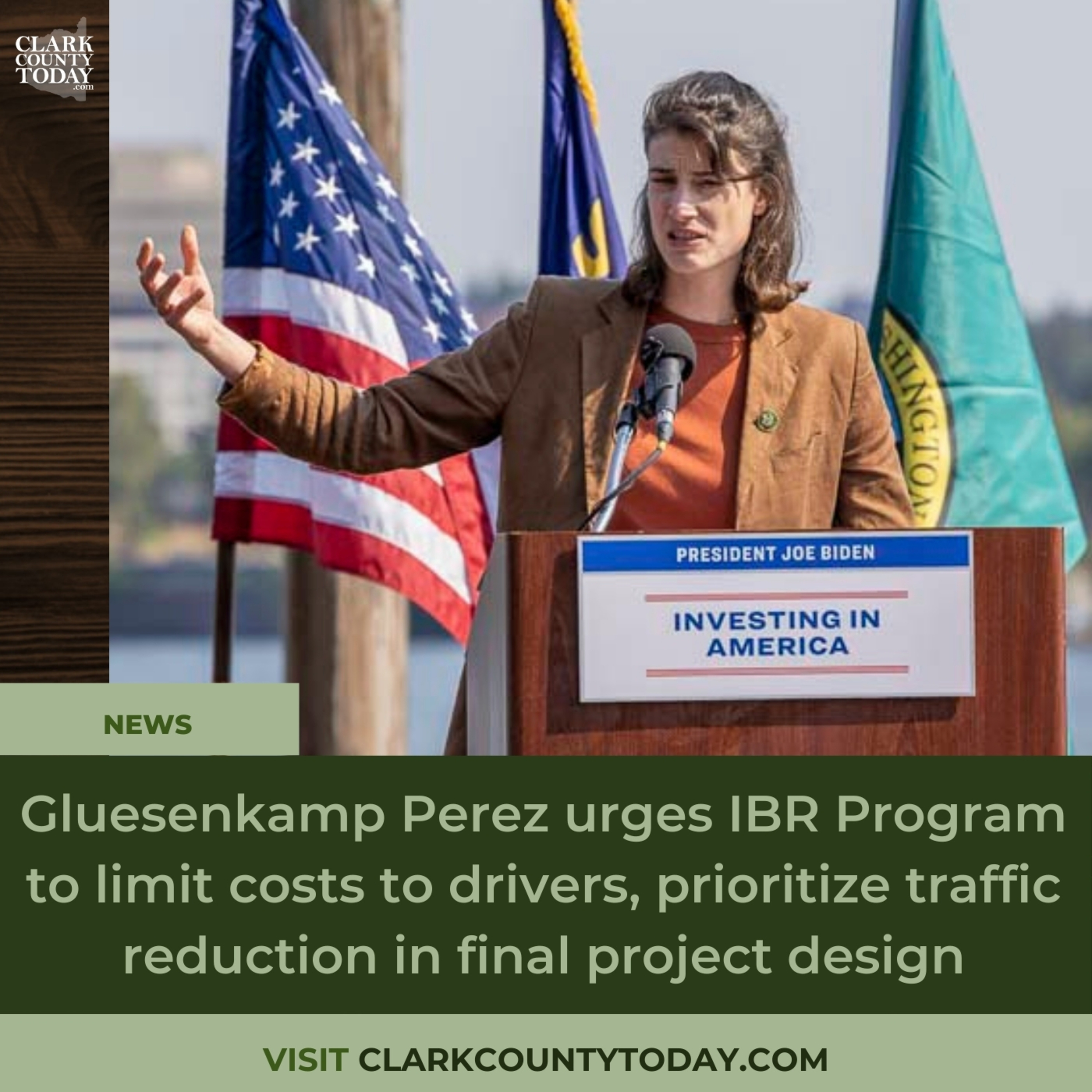Gluesenkamp Perez urges IBR Program to limit costs to drivers, prioritize traffic reduction in final project design