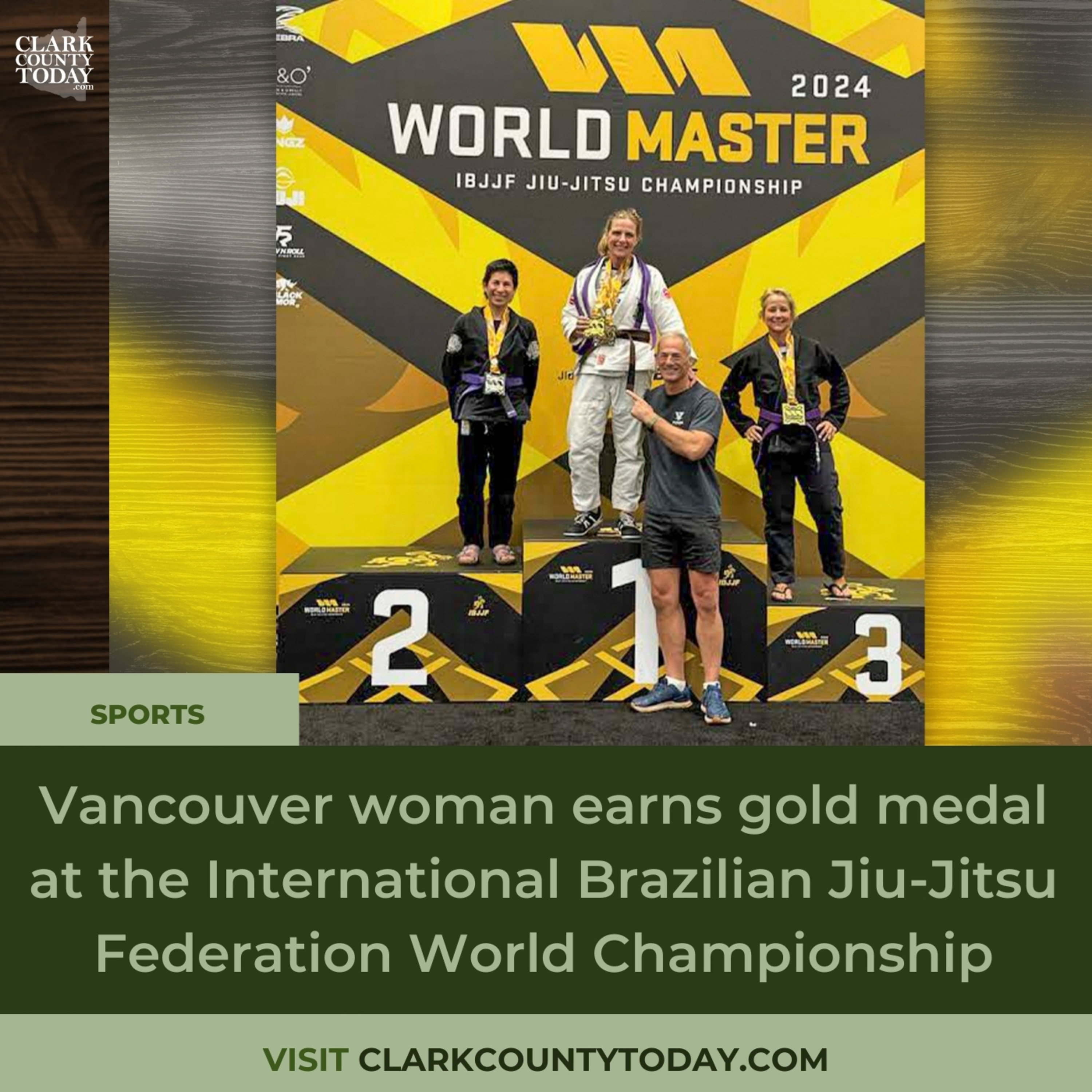 Vancouver woman earns gold medal at the International Brazilian Jiu-Jitsu Federation World Championship