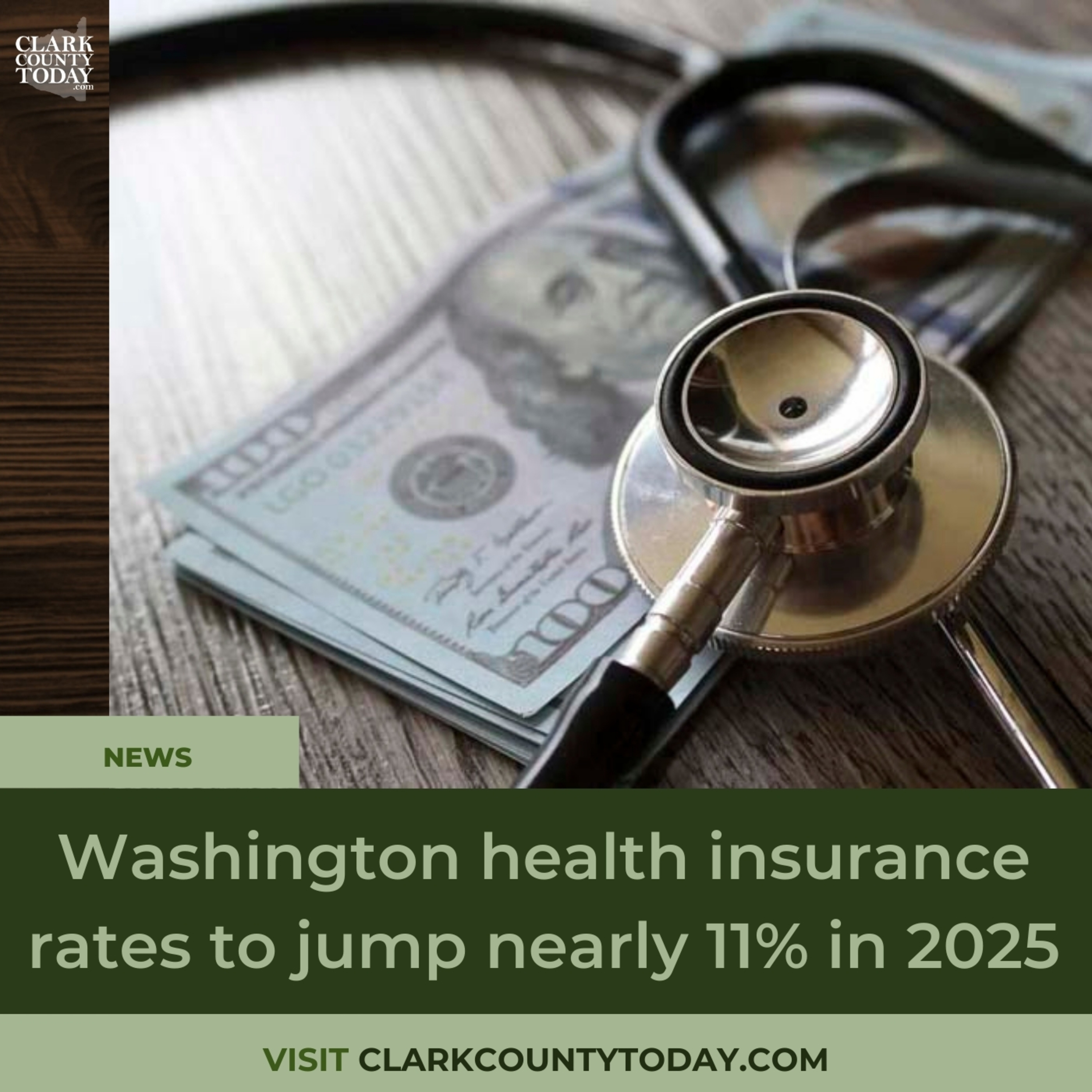 Washington health insurance rates to jump nearly 11% in 2025