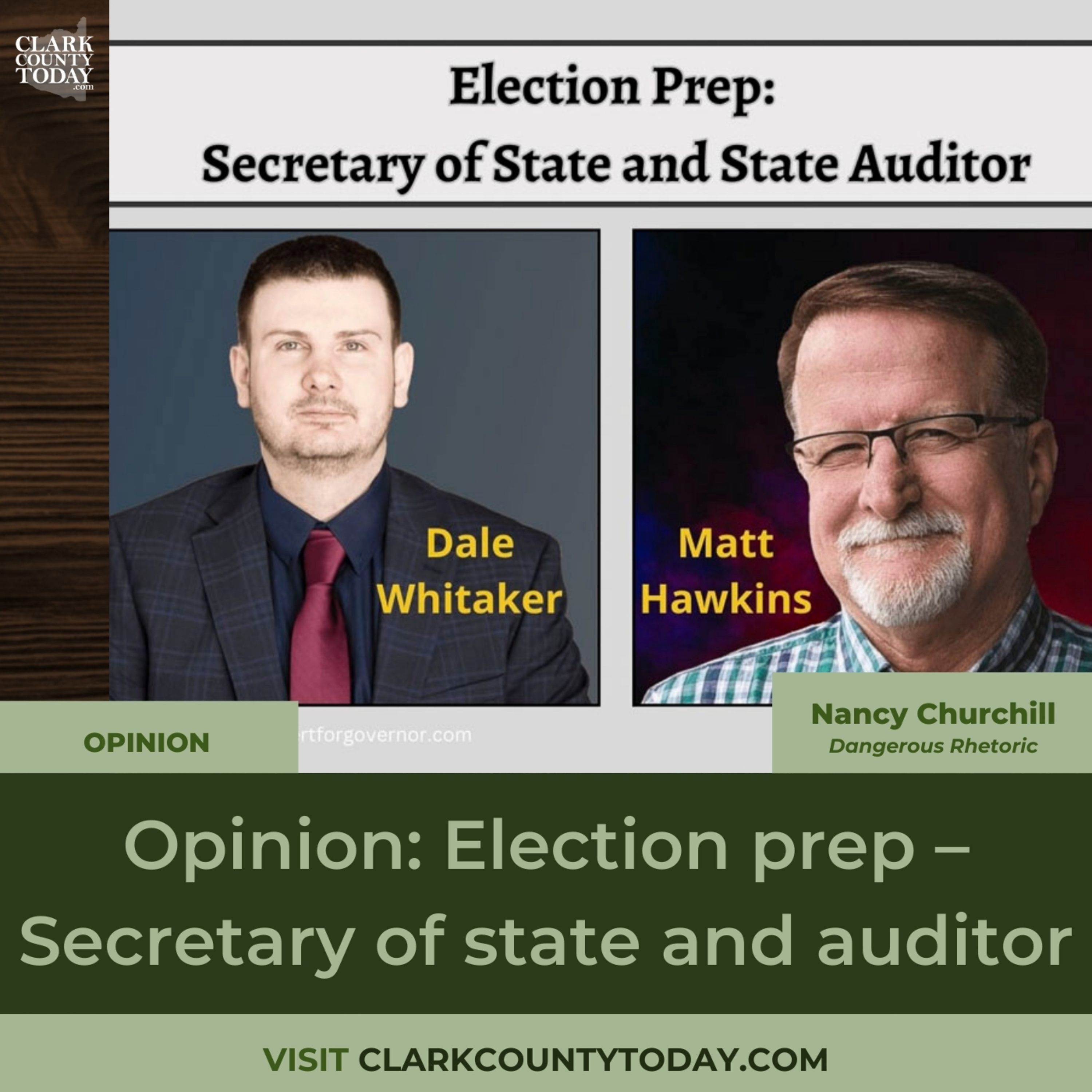 Opinion: Election prep – Secretary of state and auditor