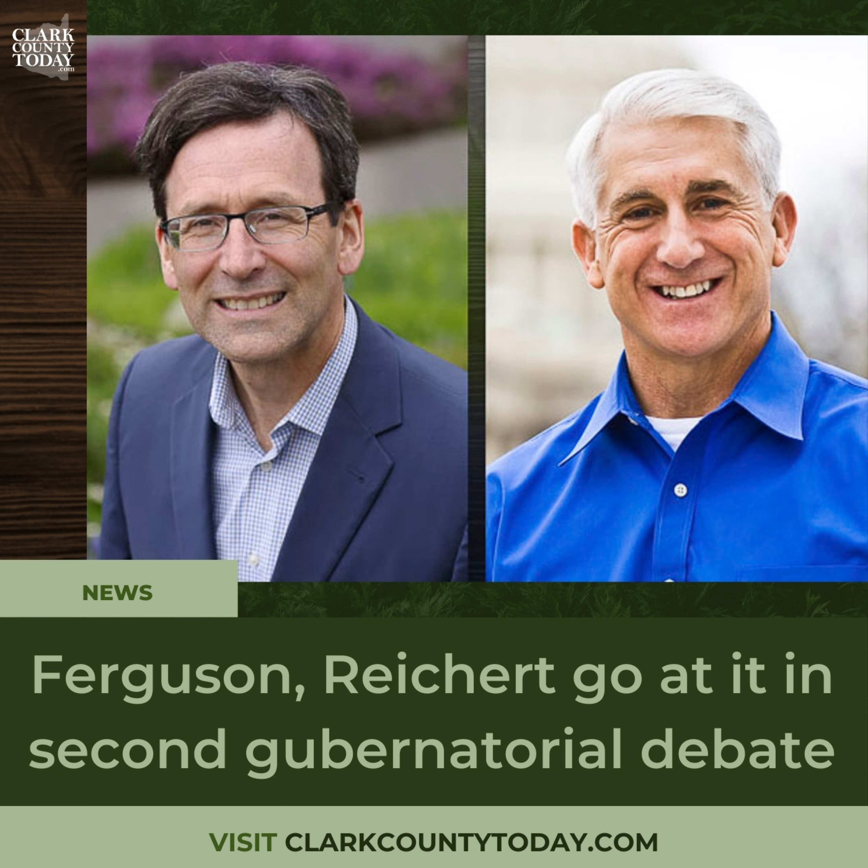 Ferguson, Reichert go at it in second gubernatorial debate