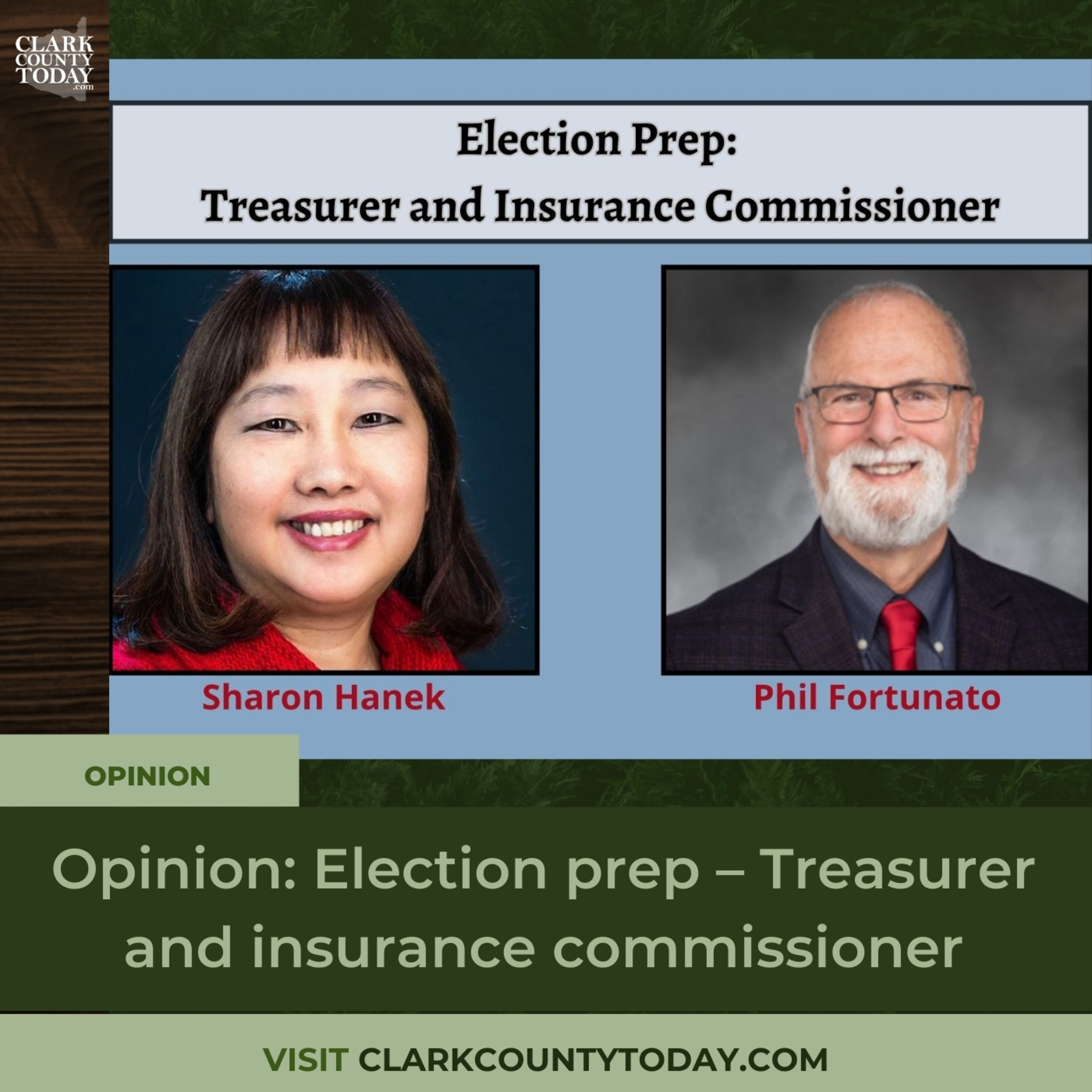 Opinion: Election prep – Treasurer and insurance commissioner