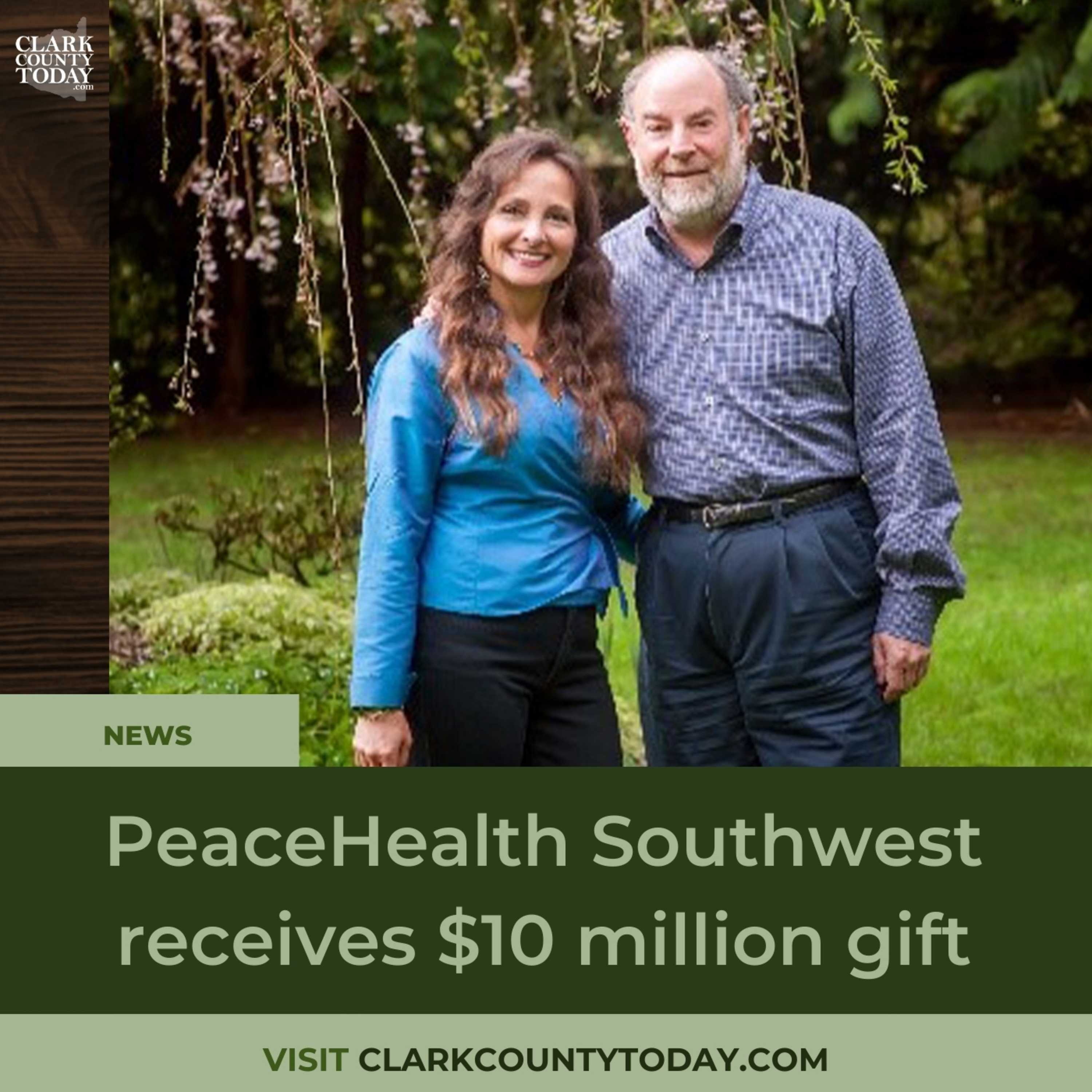 PeaceHealth Southwest receives $10 million gift