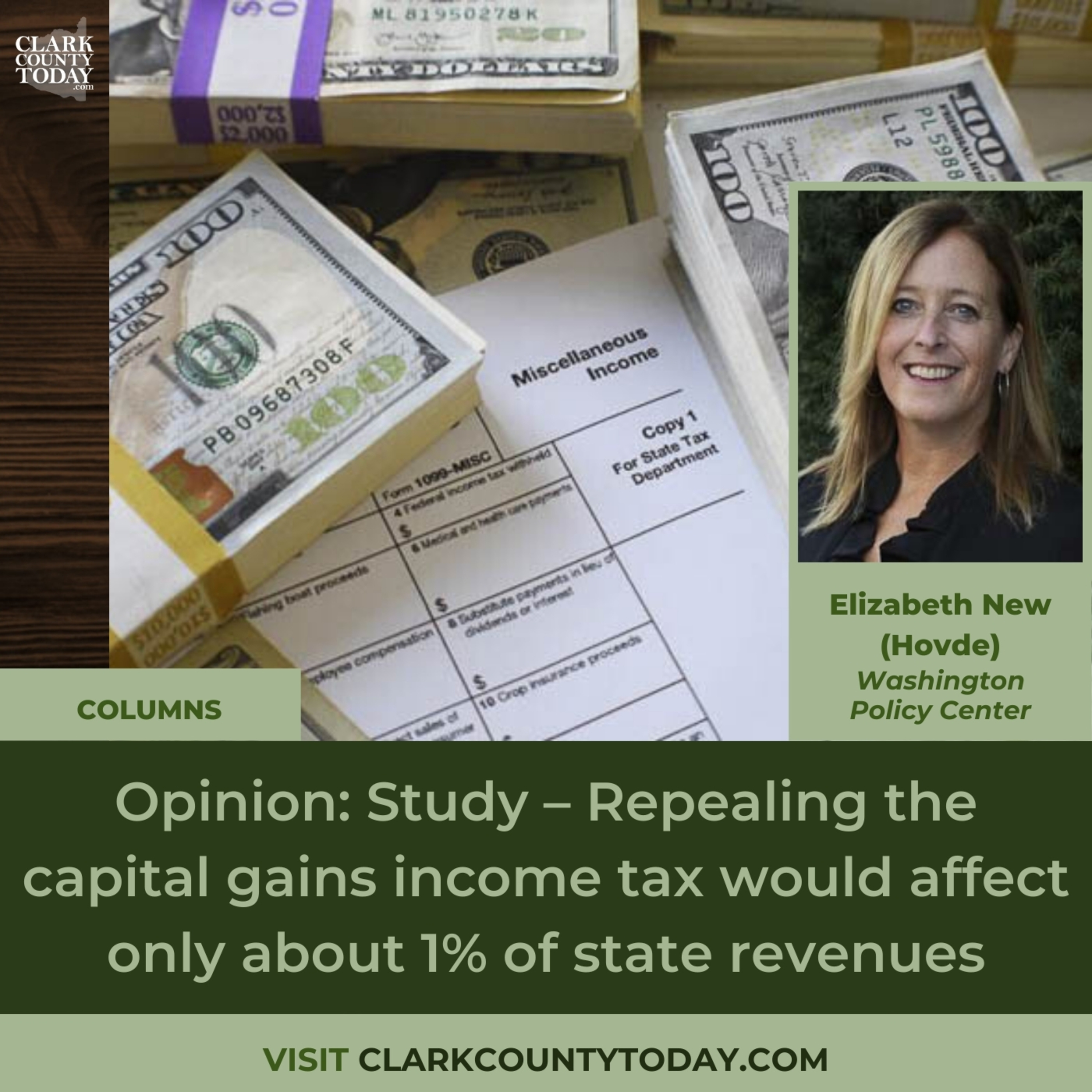 Opinion: Study – Repealing the capital gains income tax would affect only about 1% of state revenues