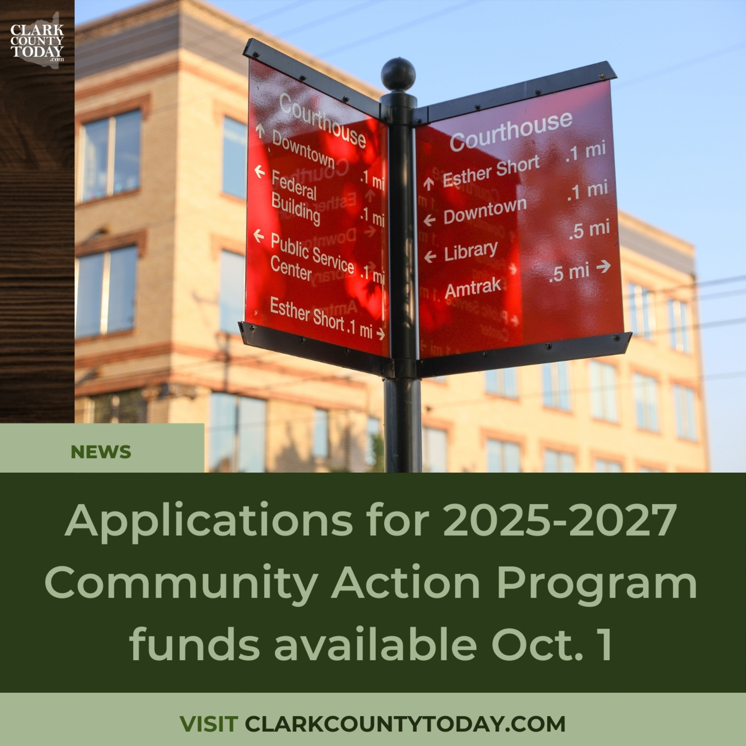 Applications for 2025-2027 Community Action Program funds available Oct. 1