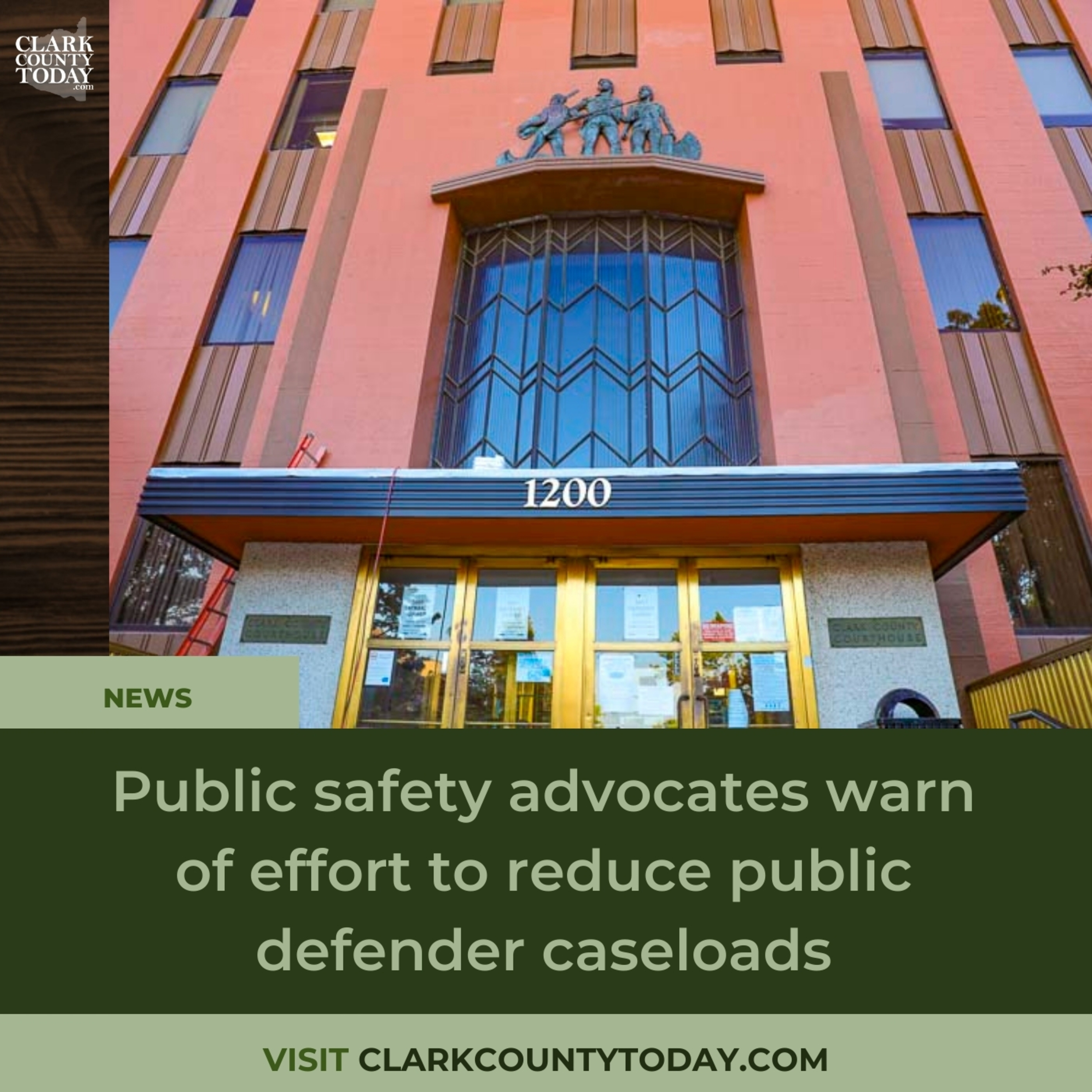 Public safety advocates warn of effort to reduce public defender caseloads