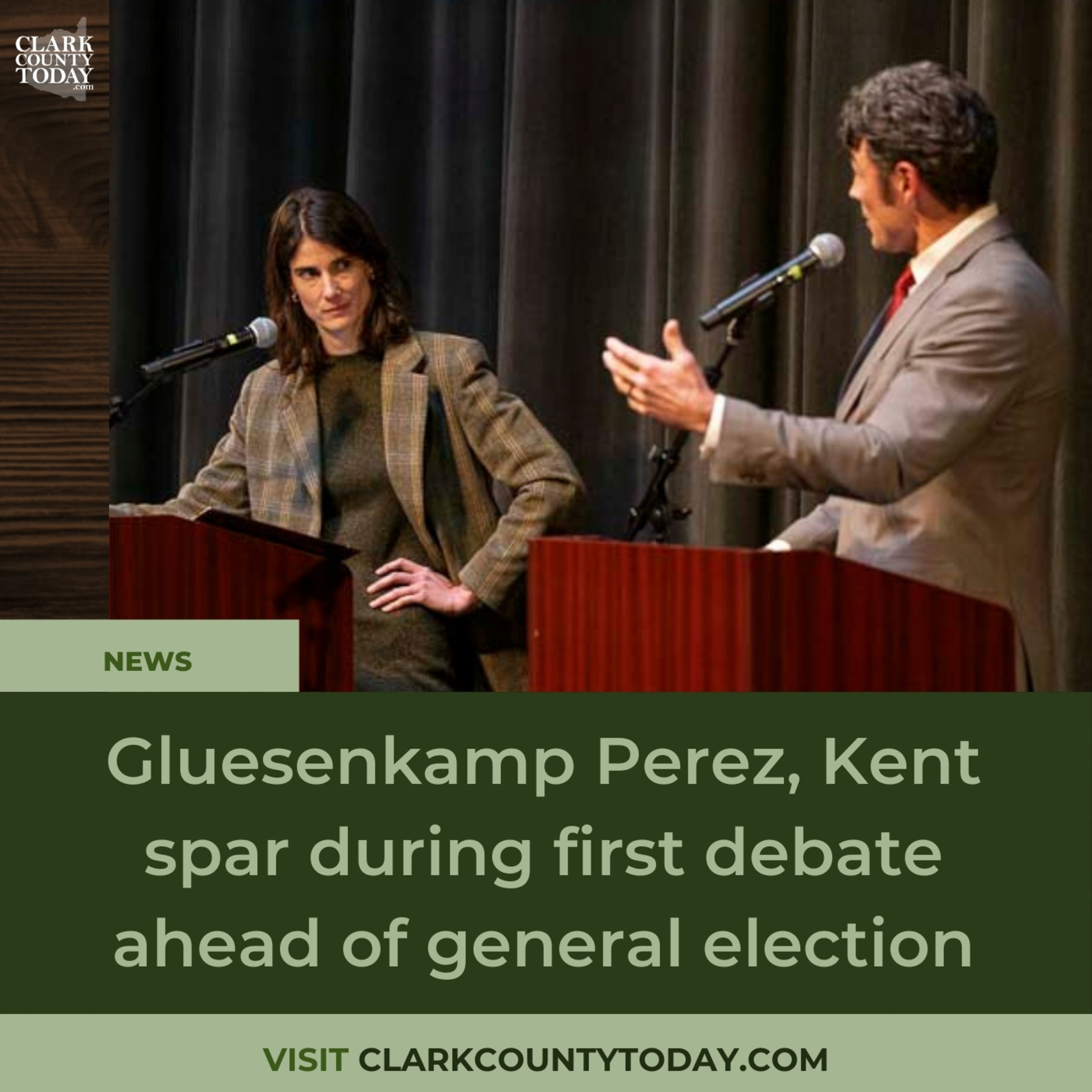 Gluesenkamp Perez, Kent spar during first debate ahead of general election