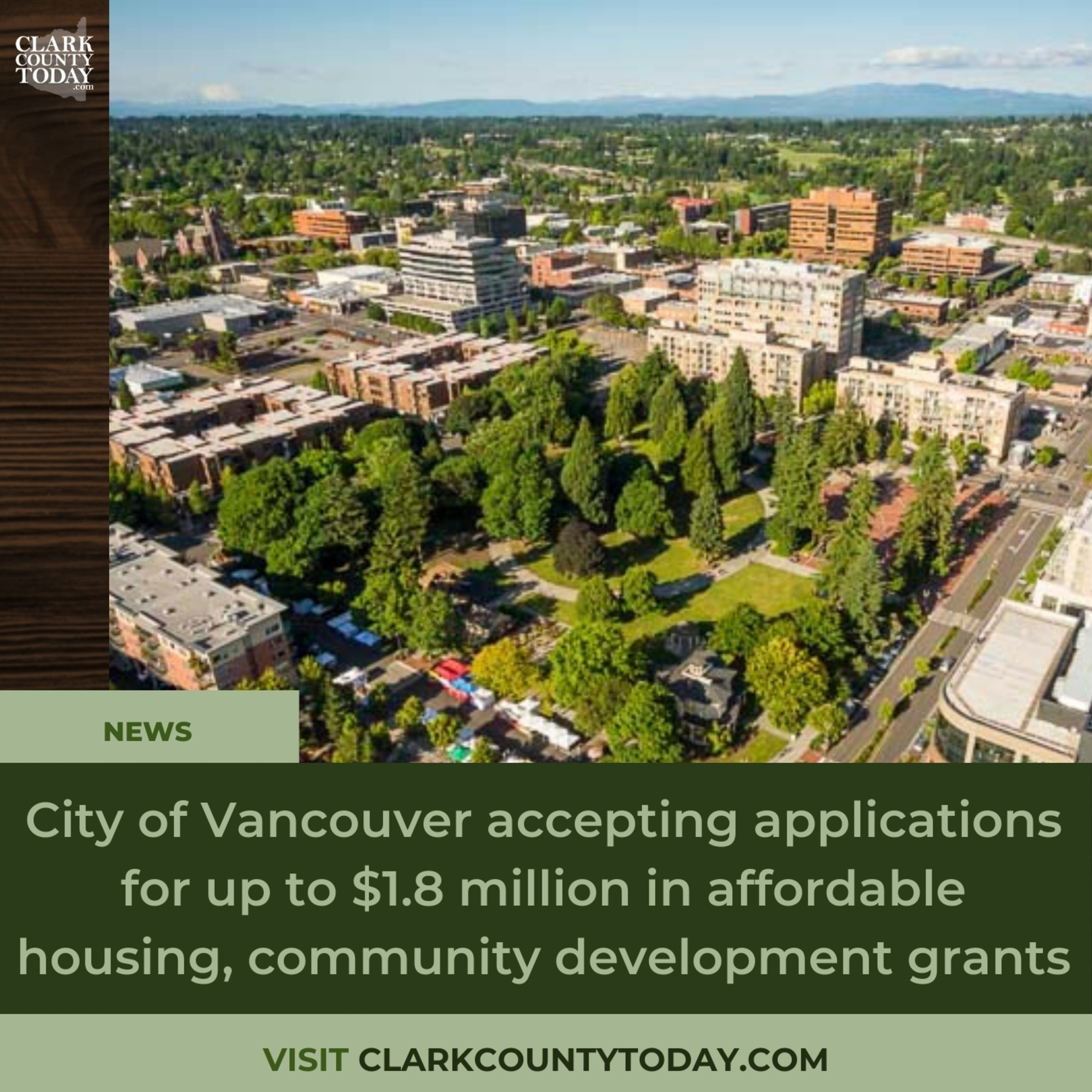 City of Vancouver accepting applications for up to $1.8 million in affordable housing, community development grants
