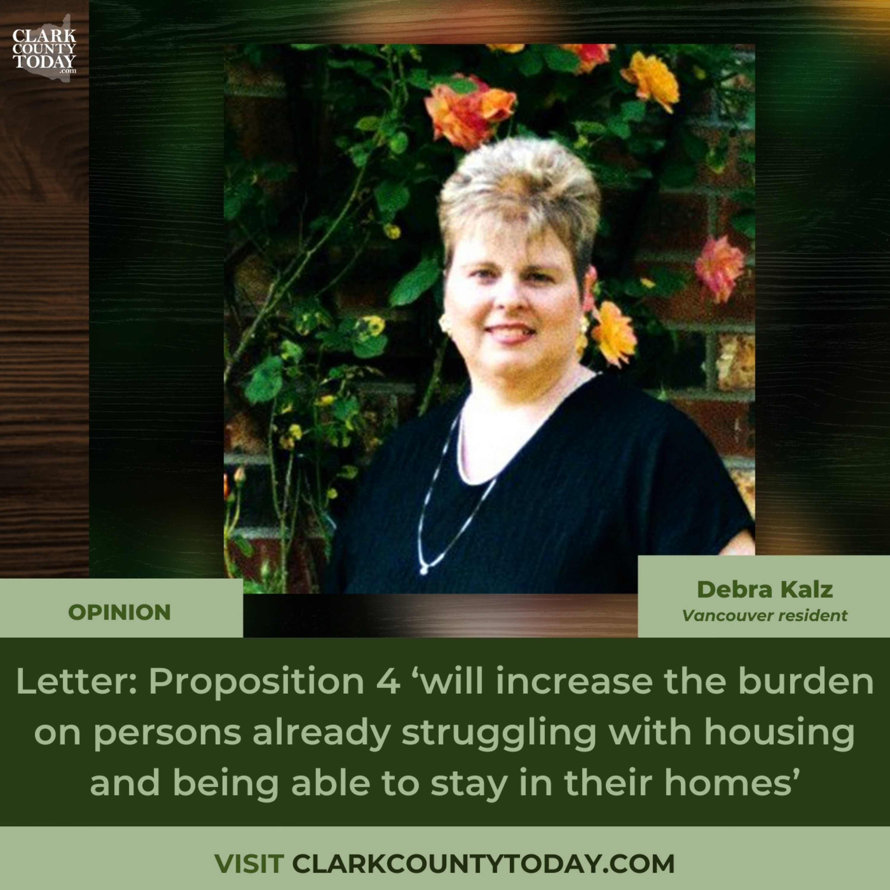 Letter: Proposition 4 ‘will increase the burden on persons already struggling with housing and being able to stay in their homes’