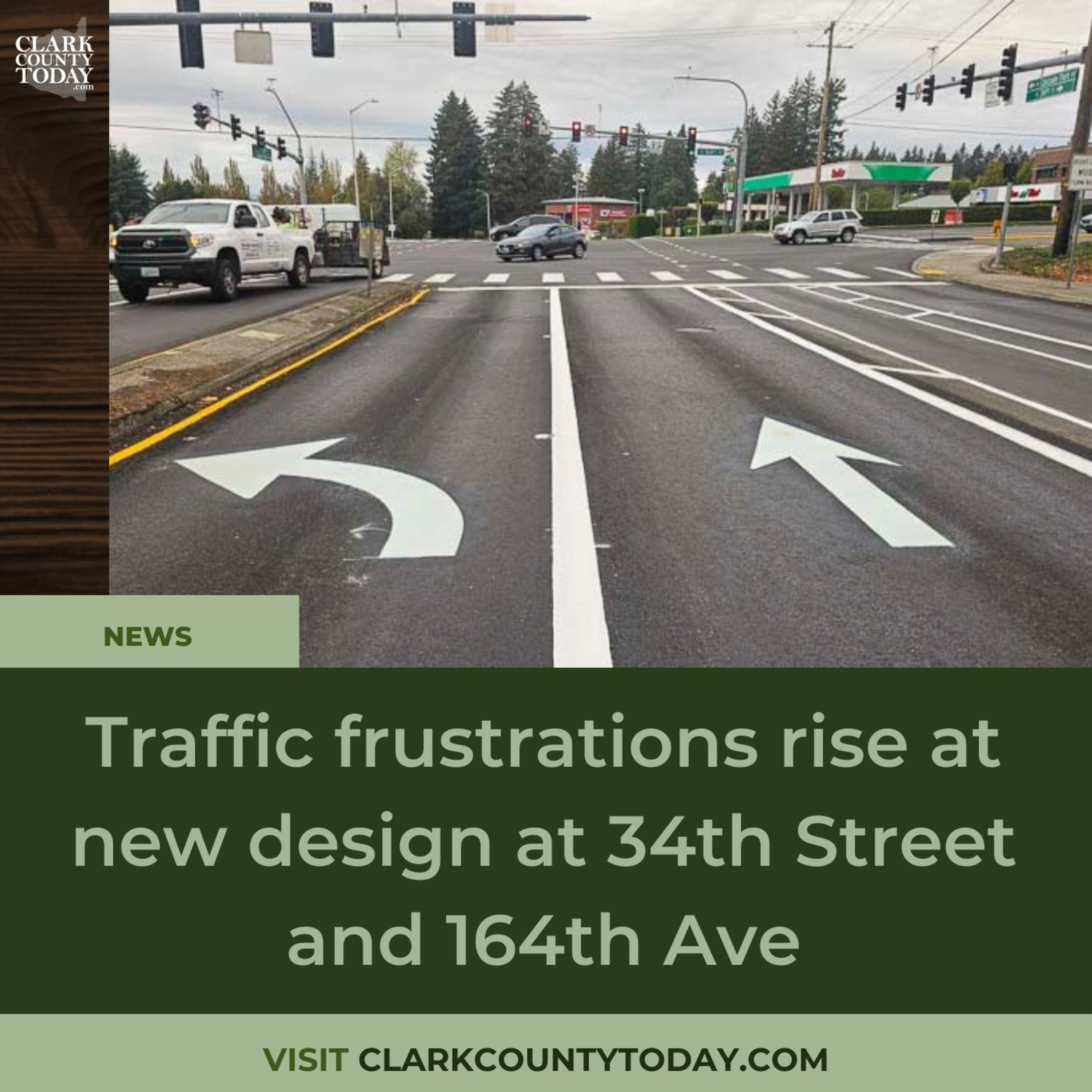 Traffic frustrations rise at new design at 34th Street and 164th Ave