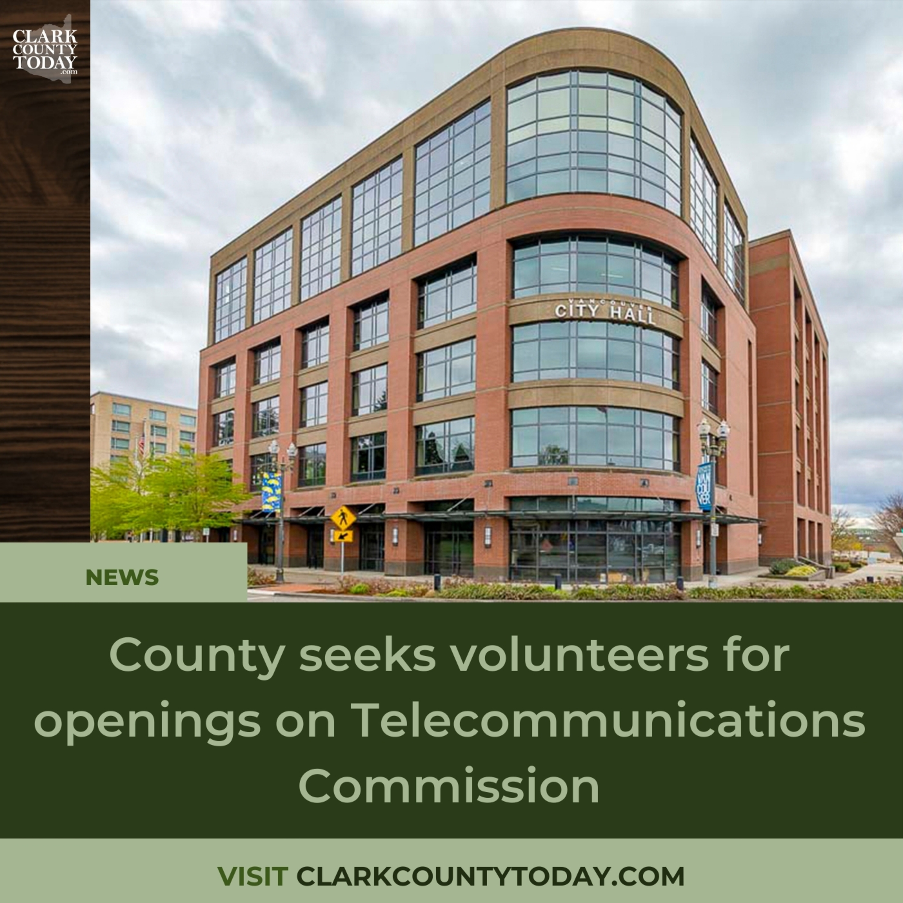 County seeks volunteers for openings on Telecommunications Commission