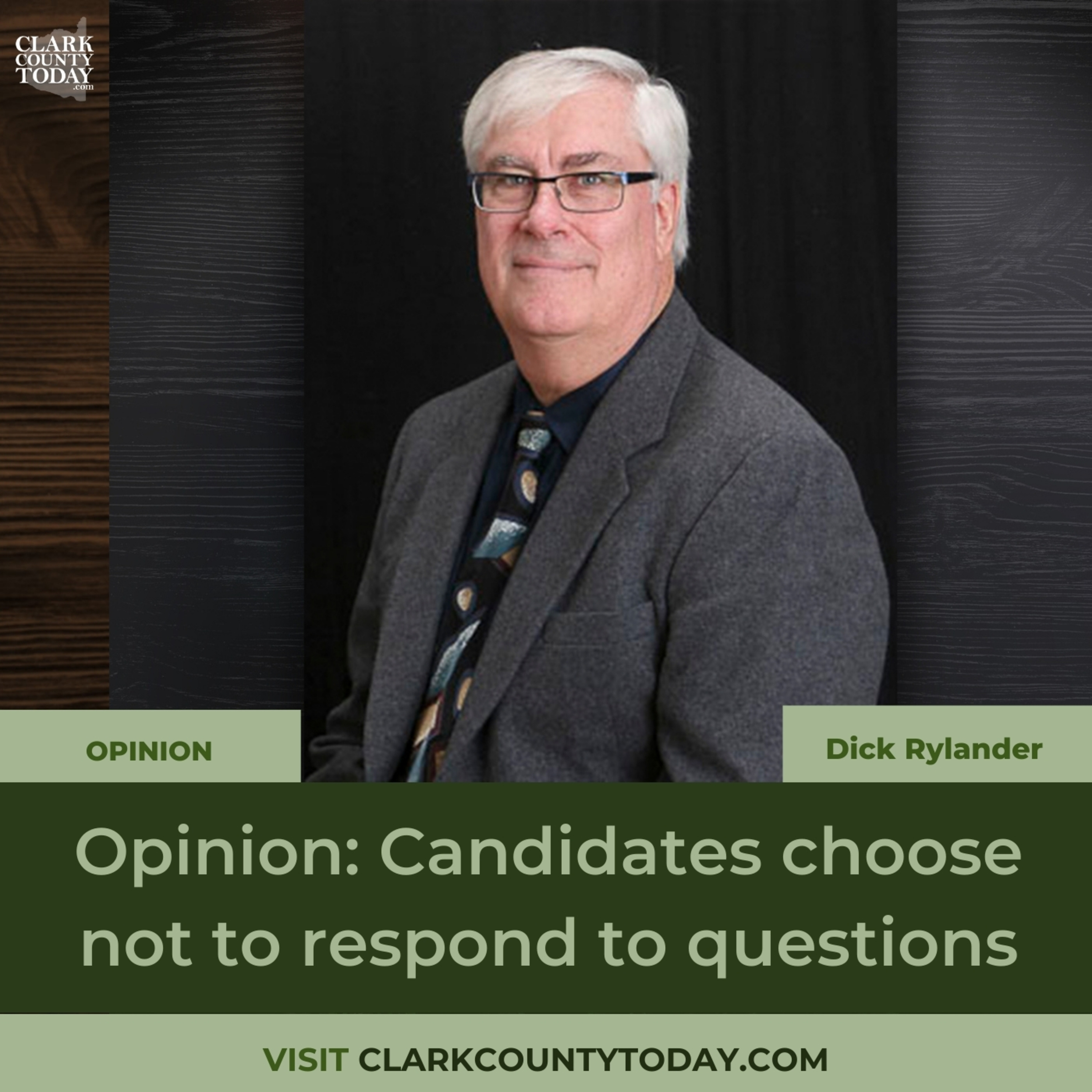 Opinion: Candidates choose not to respond to questions