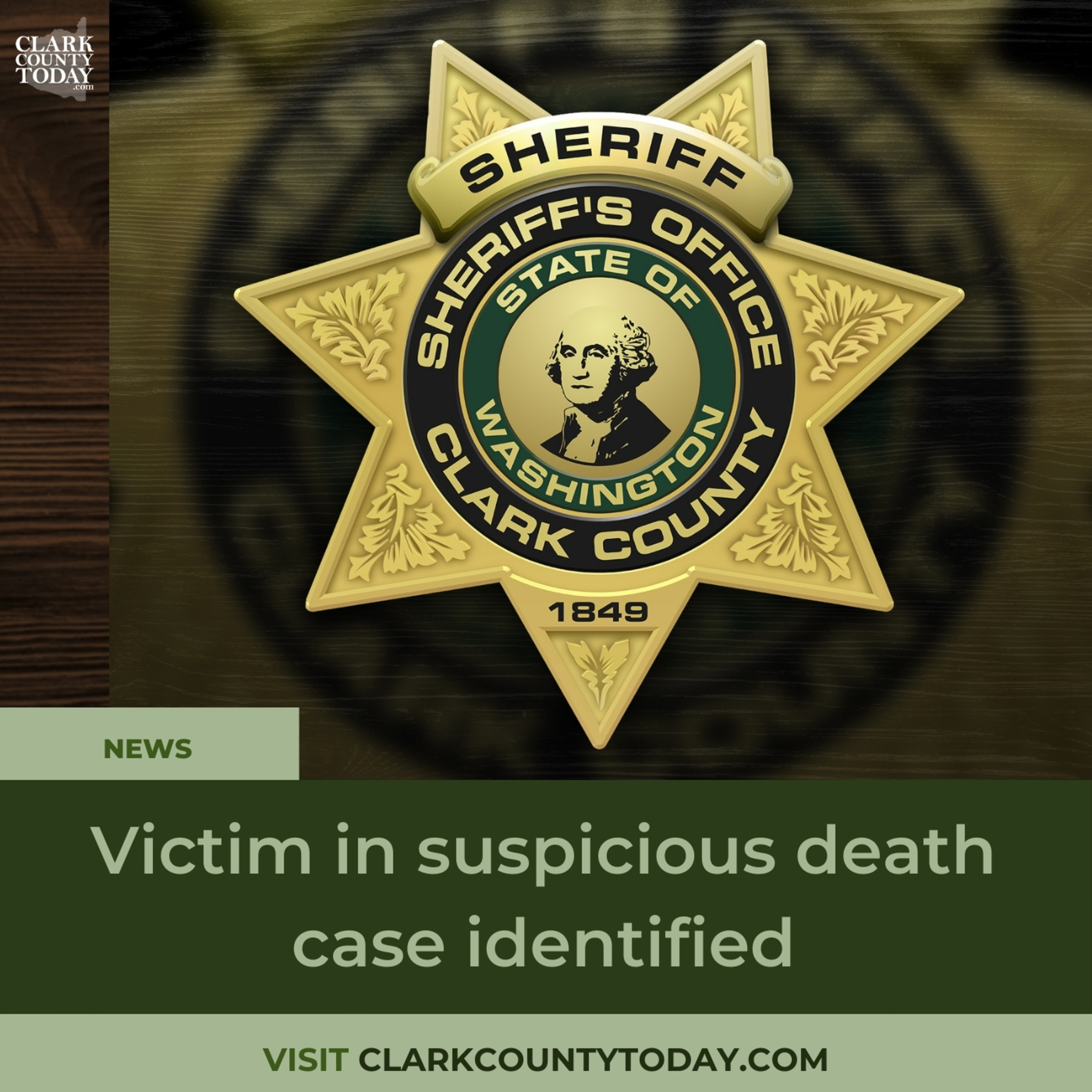 Victim in suspicious death case identified