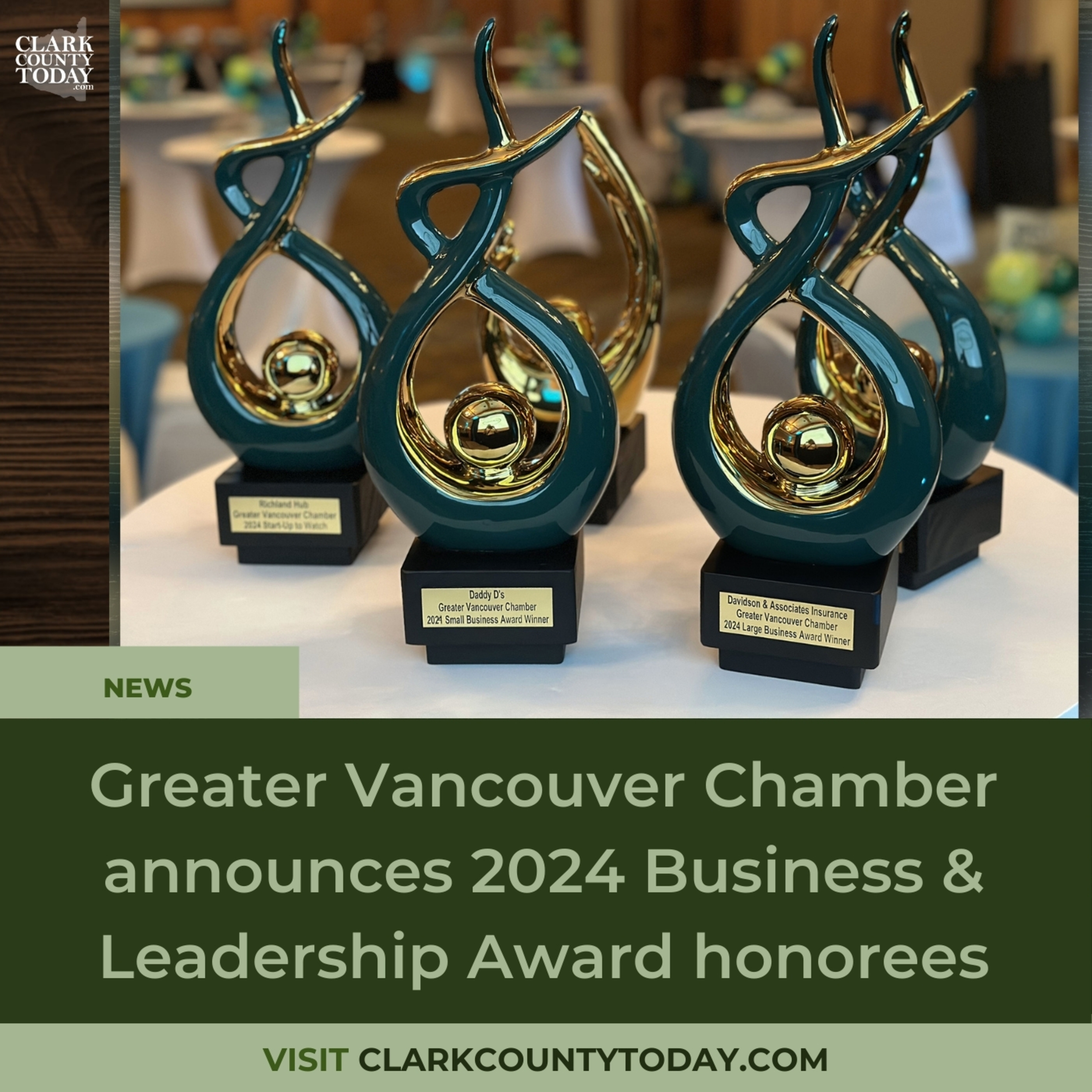 Greater Vancouver Chamber announces 2024 Business & Leadership Award honorees