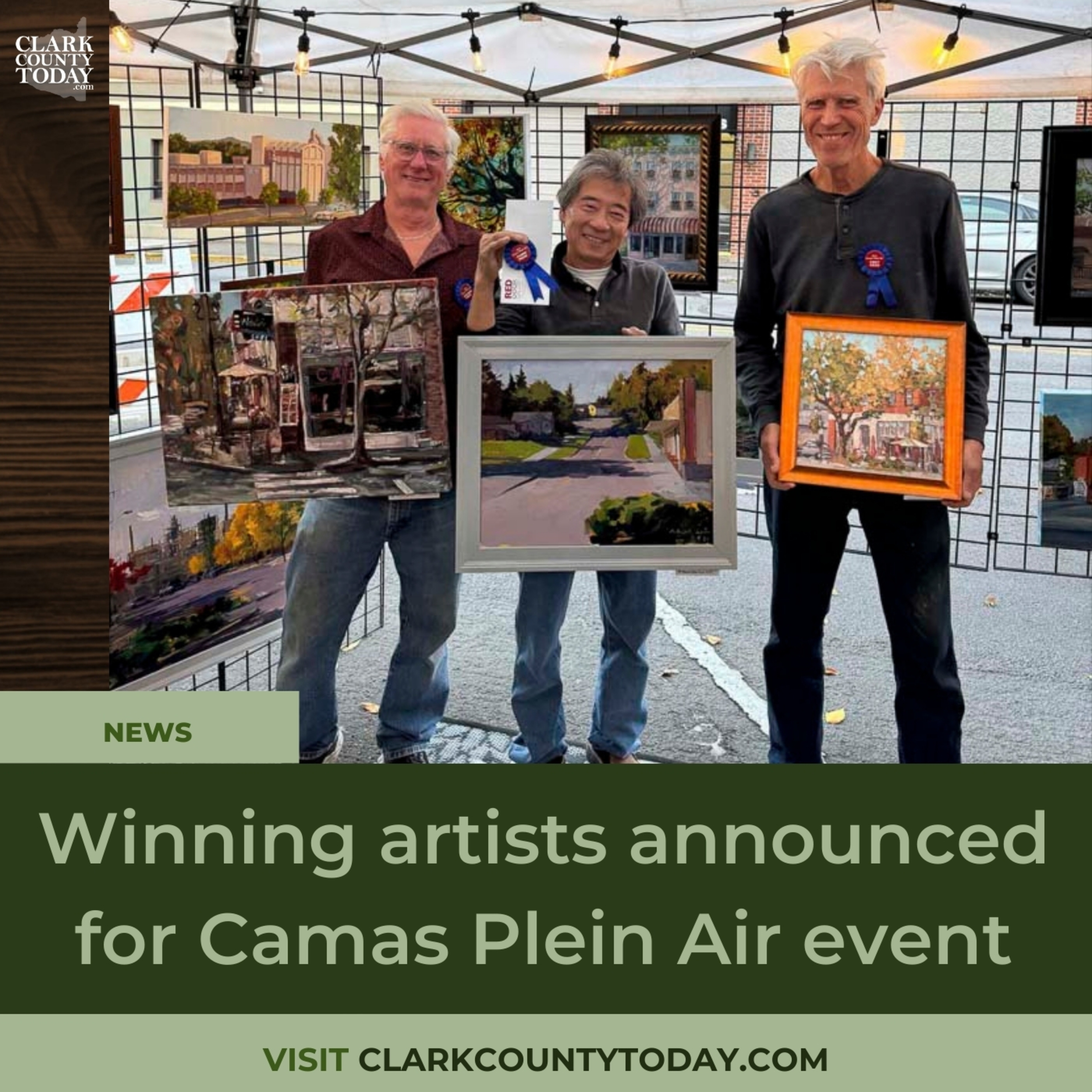 Winning artists announced for Camas Plein Air event