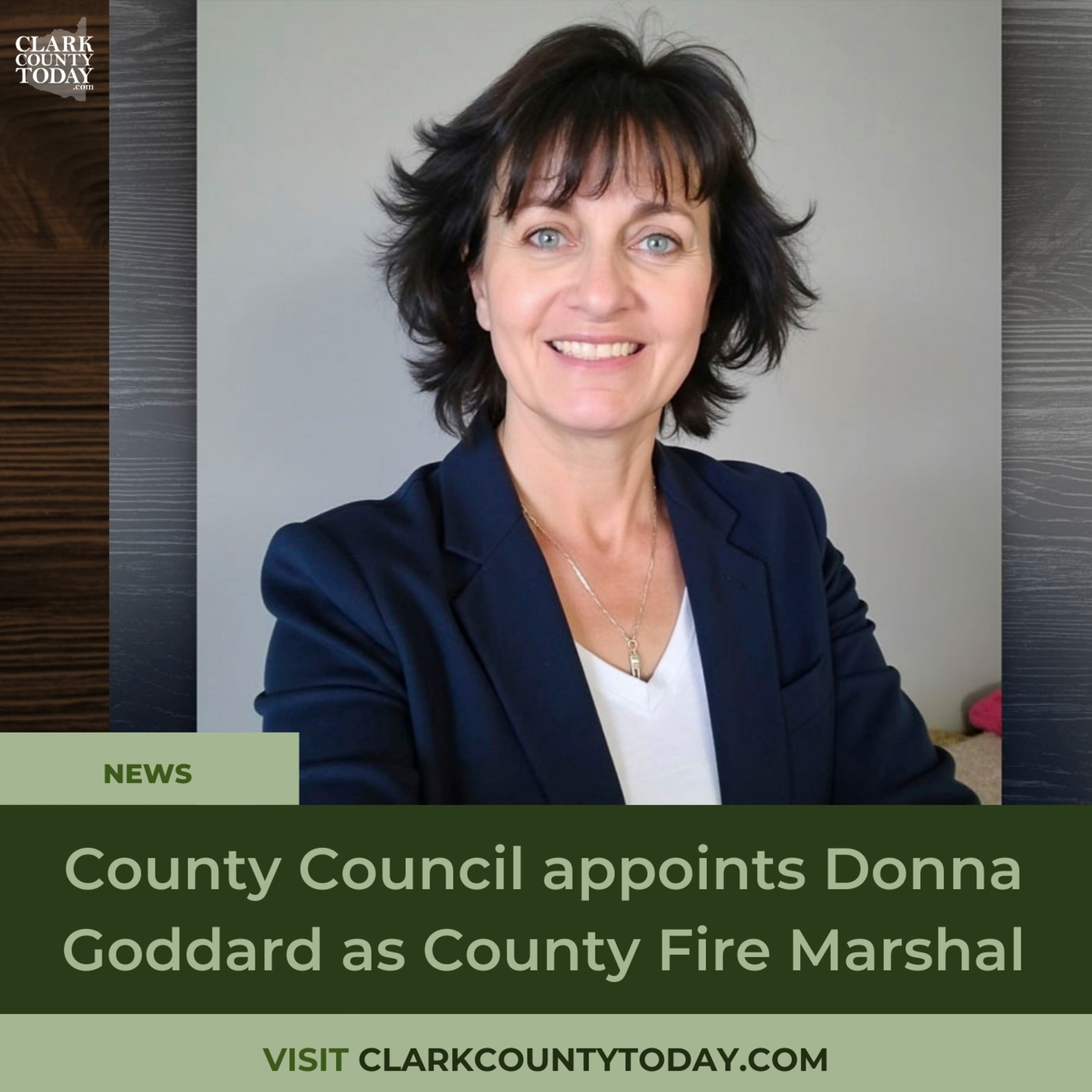 County Council appoints Donna Goddard as County Fire Marshal