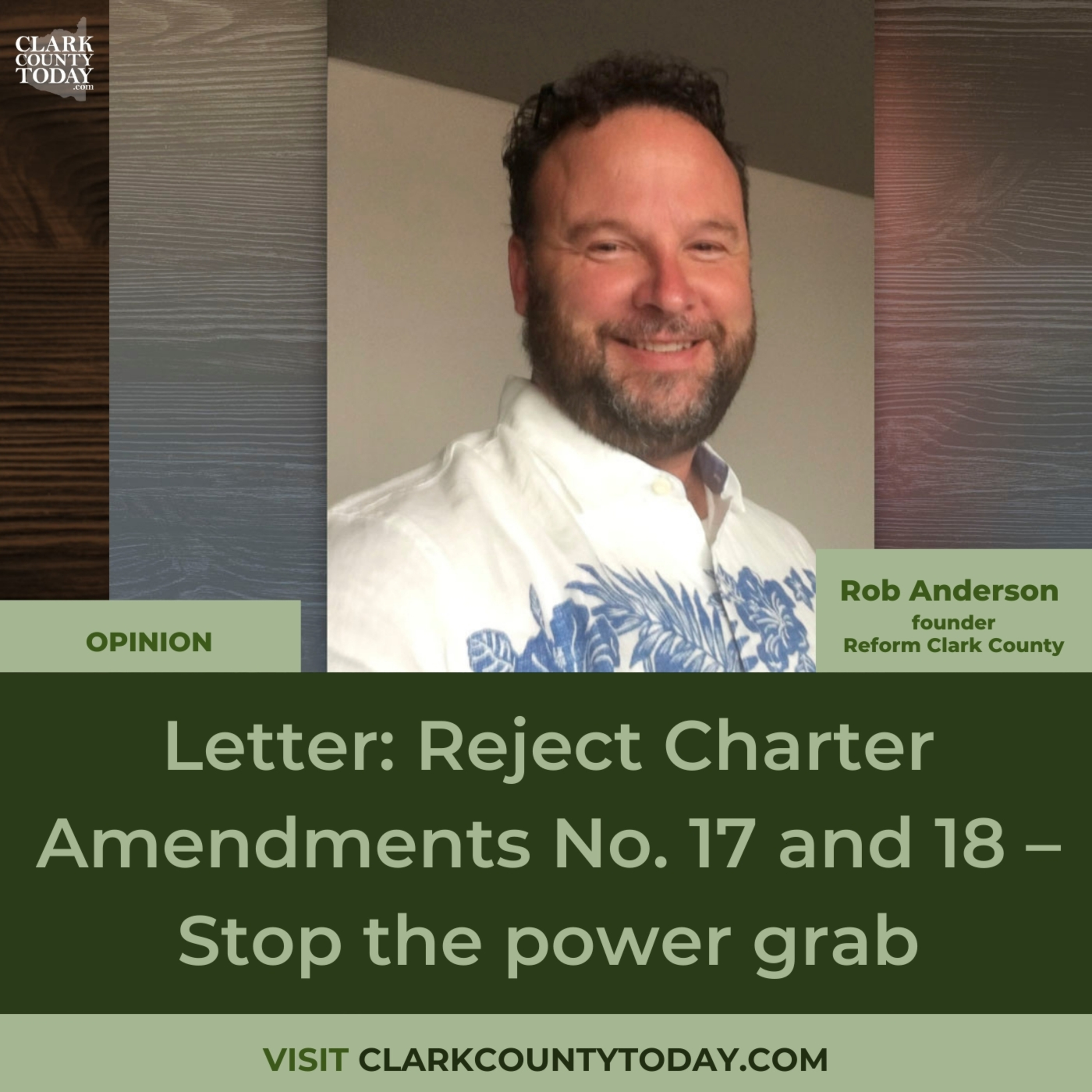 Letter: Reject Charter Amendments No. 17 and 18 – Stop the power grab