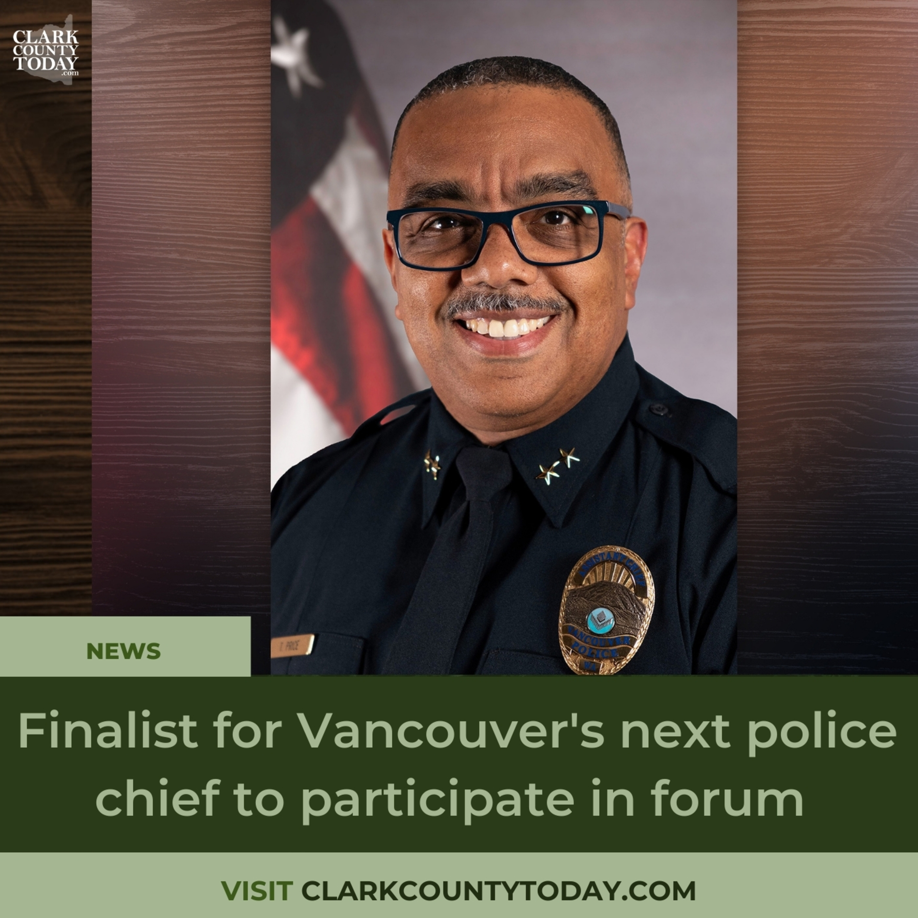 Finalist for Vancouver's next police chief to participate in forum