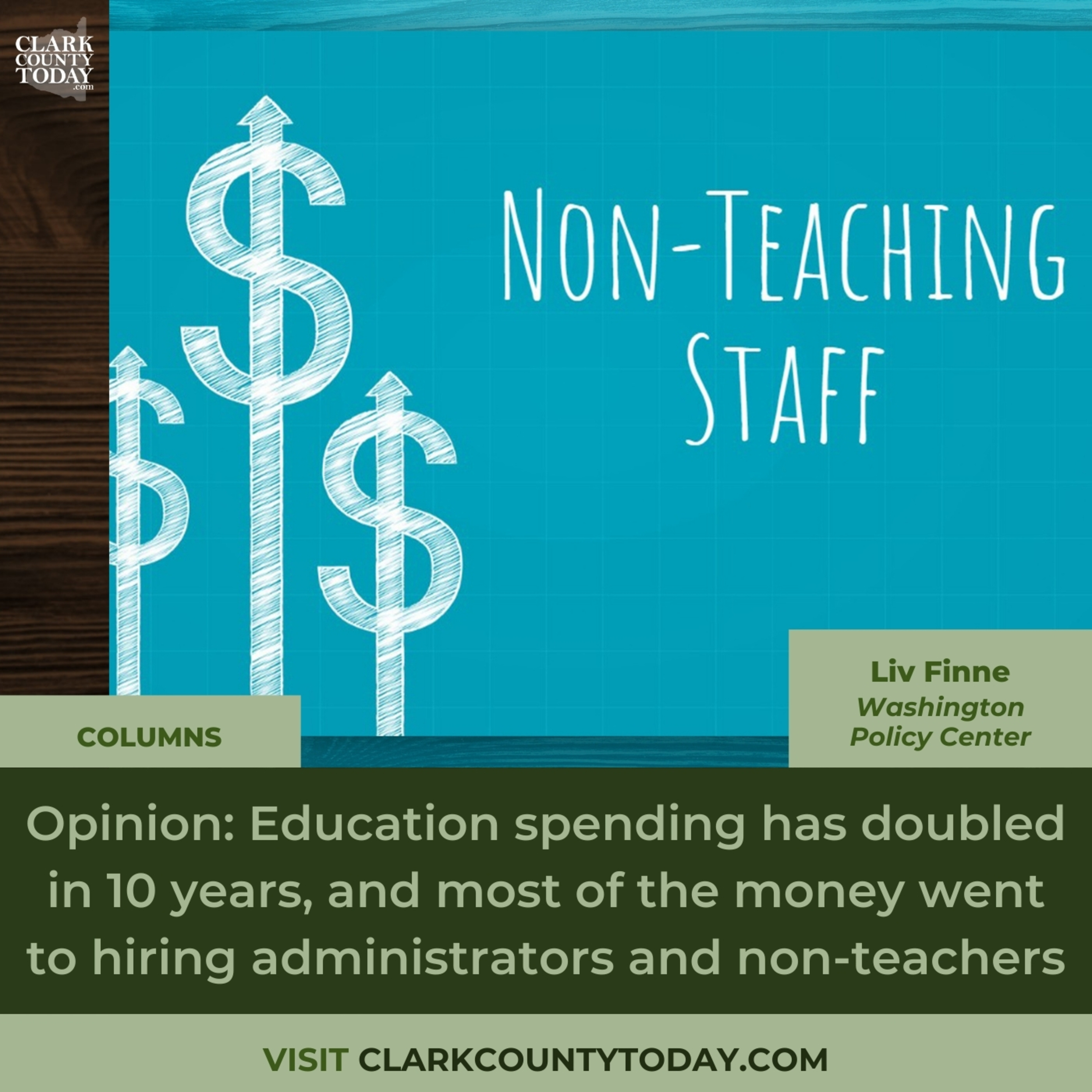 Opinion: Education spending has doubled in 10 years, and most of the money went to hiring administrators and non-teachers