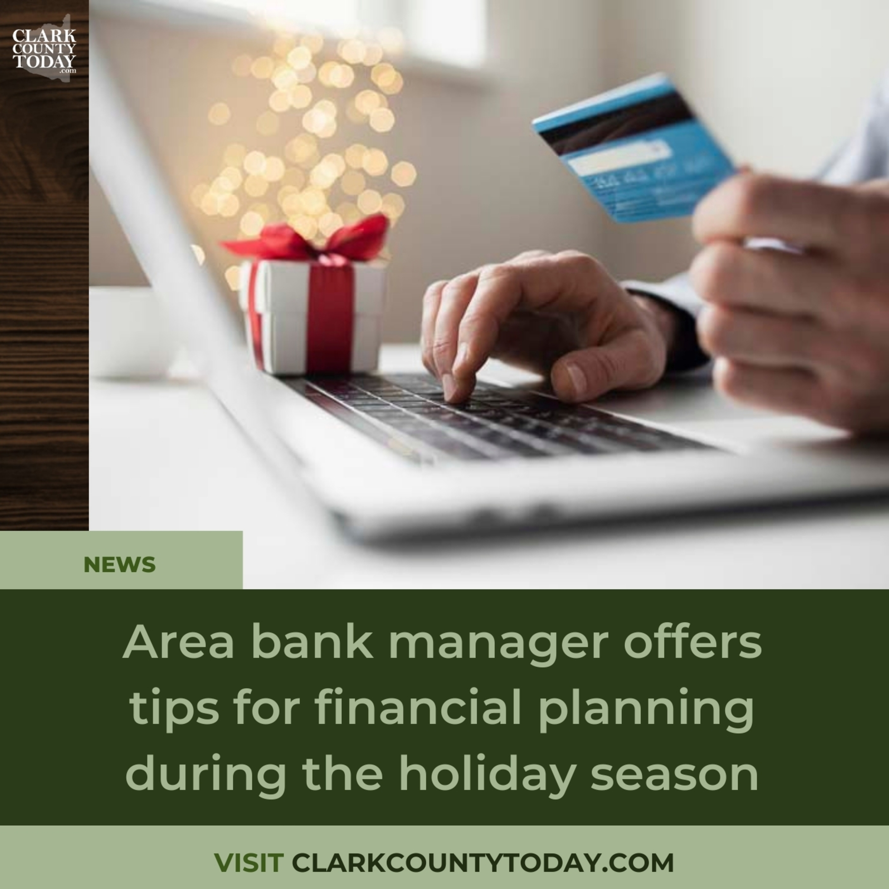 Area bank manager offers tips for financial planning during the holiday season