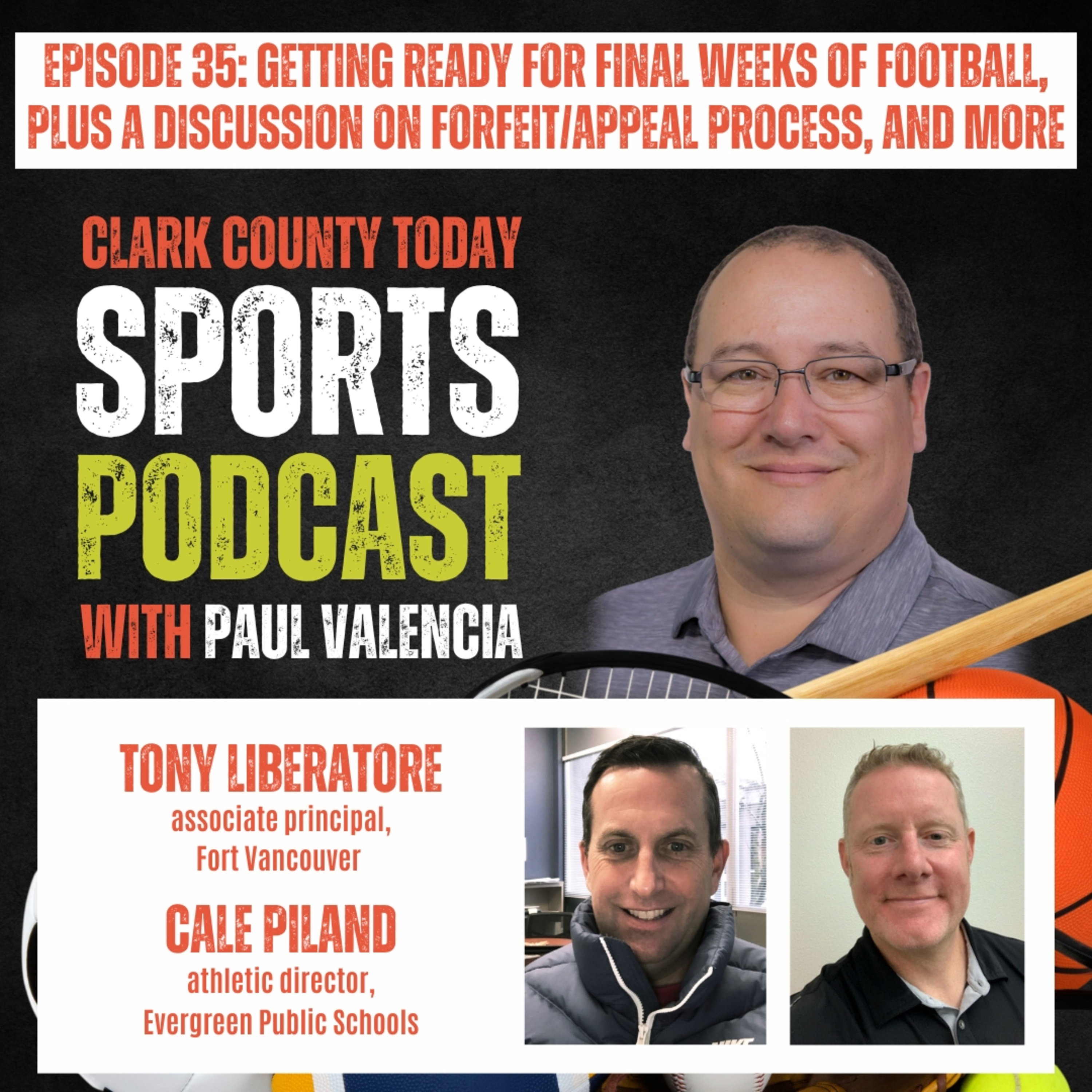 Clark County Today Sports Podcast, Oct. 24, 2024: Getting ready for final weeks of football, plus a discussion on forfeit/appeal process, and more